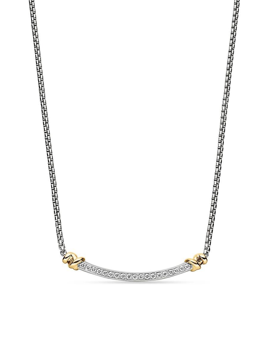 Petite Helena Wrap Diamond Station Necklace Product Image