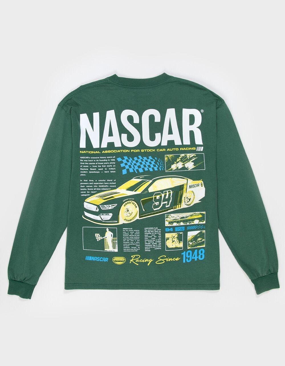 TILLYS x NASCAR Blueprint Mens Long Sleeve Tee - GREEN Product Image