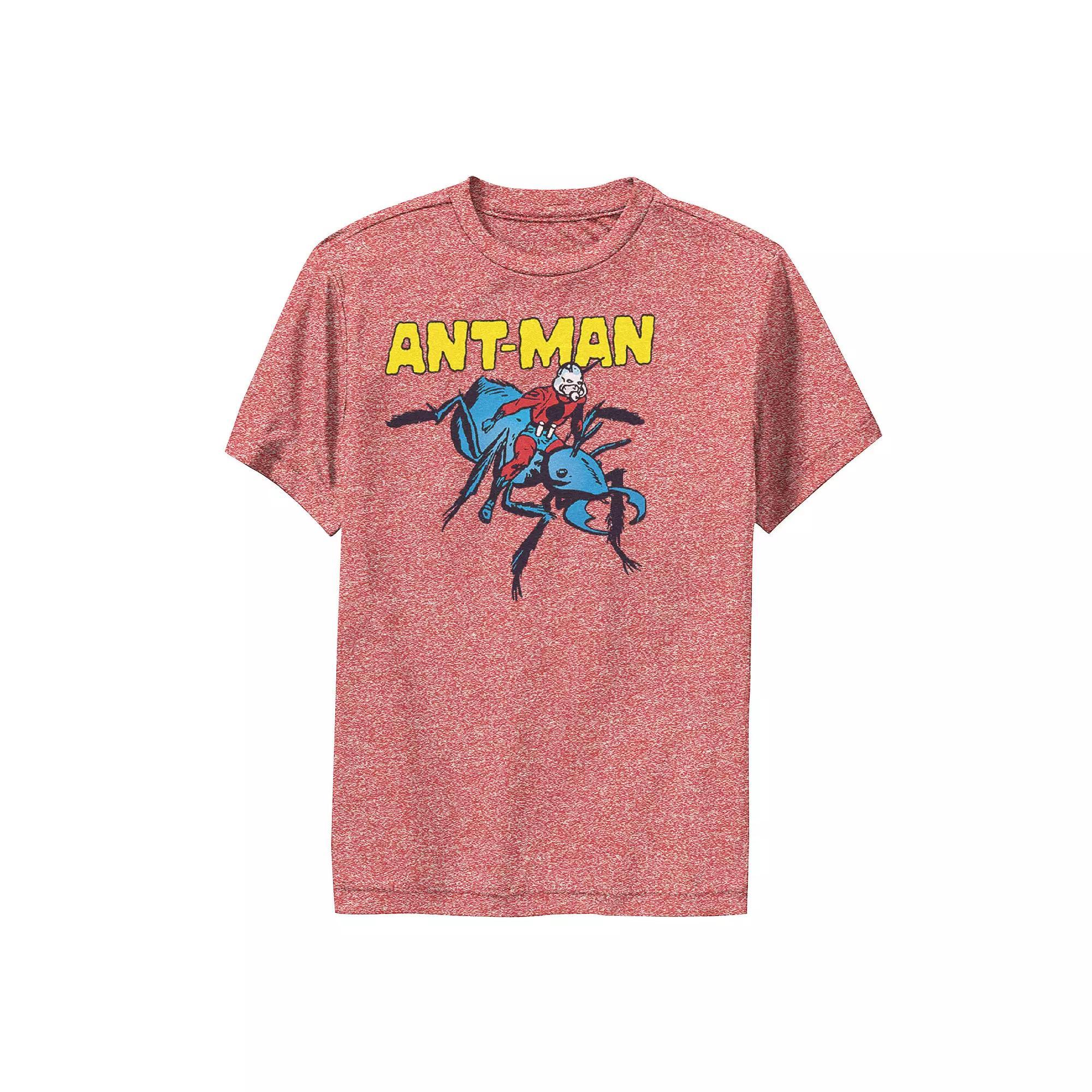 Boys 8-20 Marvel Avengers Ant-Man Ant Portrait Performance Graphic Tee, Boys Red Grey Product Image