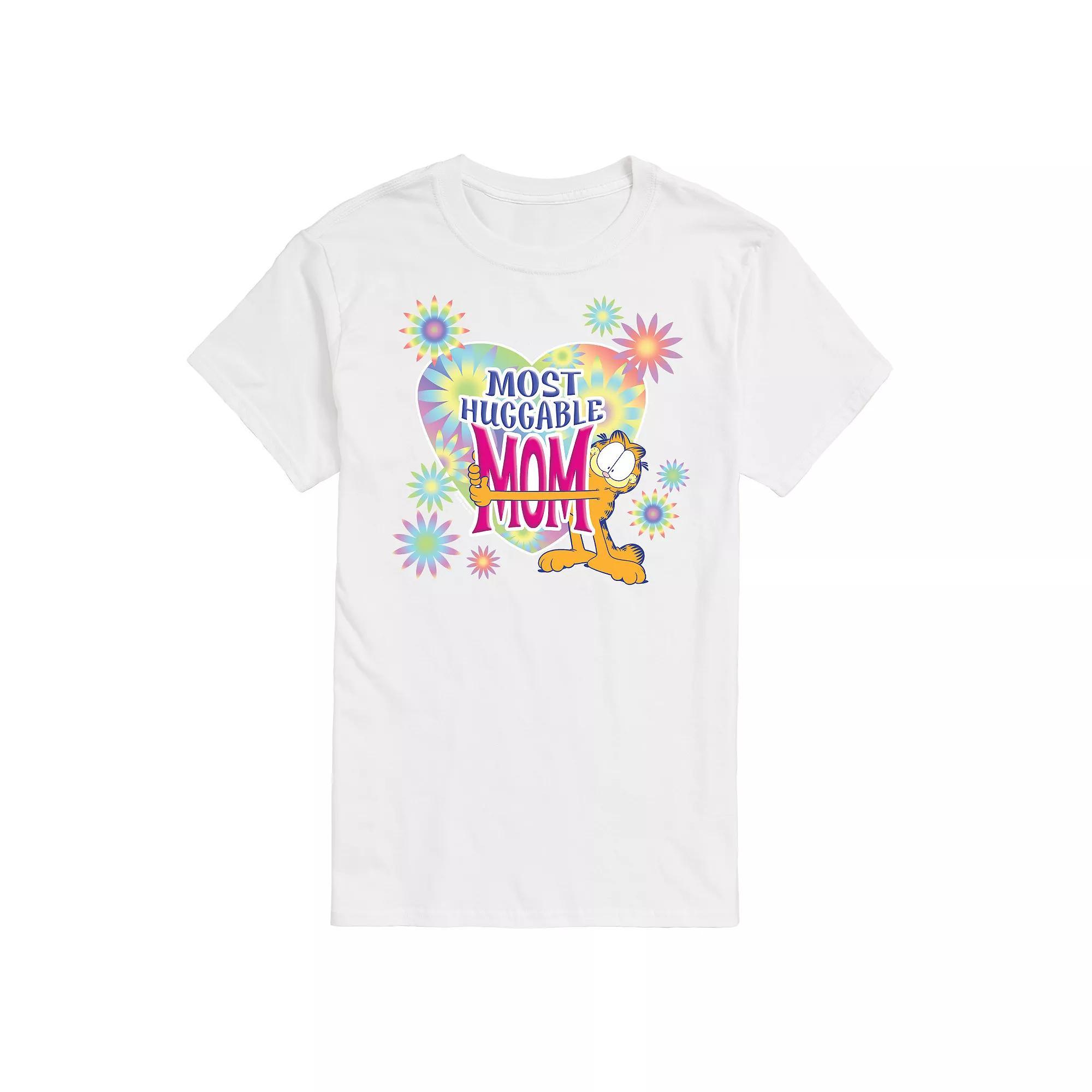 Big & Tall Garfield Most Huggable Mom Graphic Tee, Mens Blue Product Image