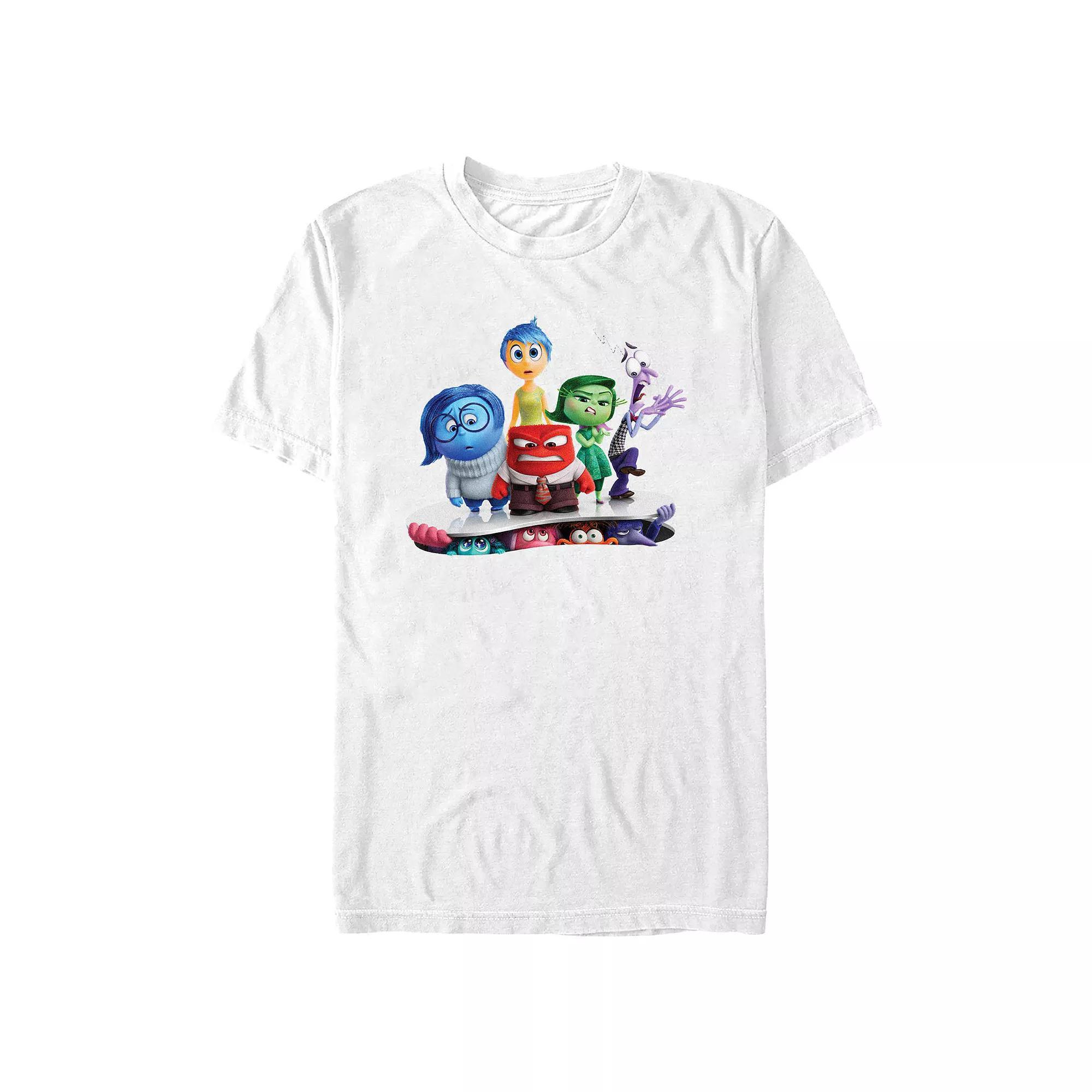 Men's Inside Out 2 New Emotions Graphic Tee, Size: Medium, White Product Image