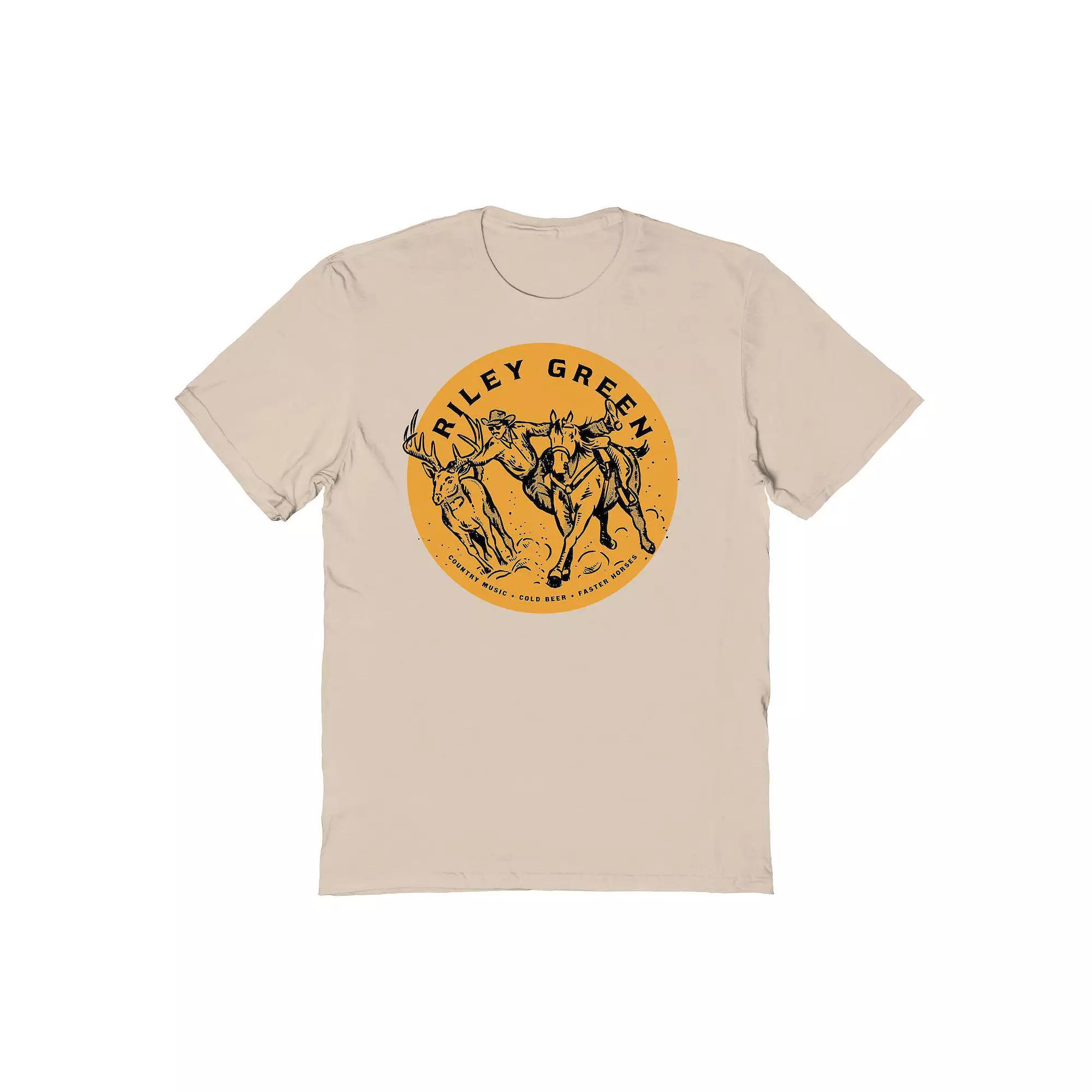 Men's Deer Dogger Fast Horses Graphic Tee, Size: XL, Brown Product Image
