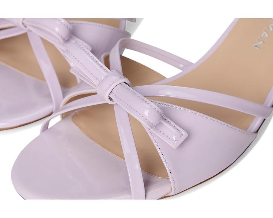 Carolina Pebbled Leather Kitten Heel Sandals Product Image