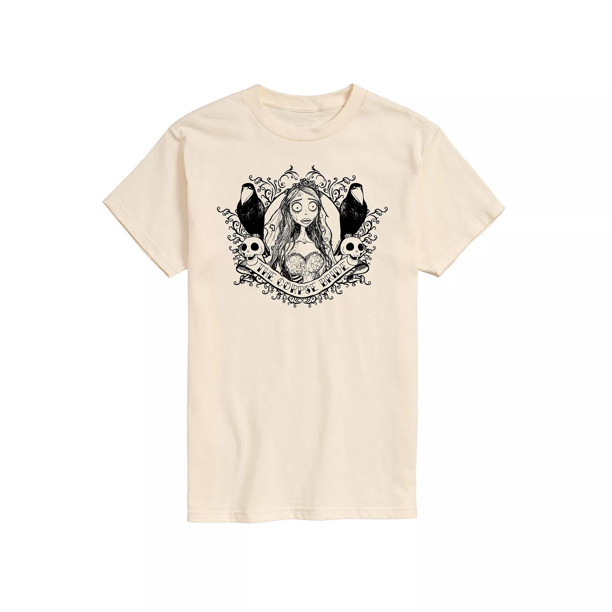 Mens Corpse Bride Crows Graphic Tee Product Image