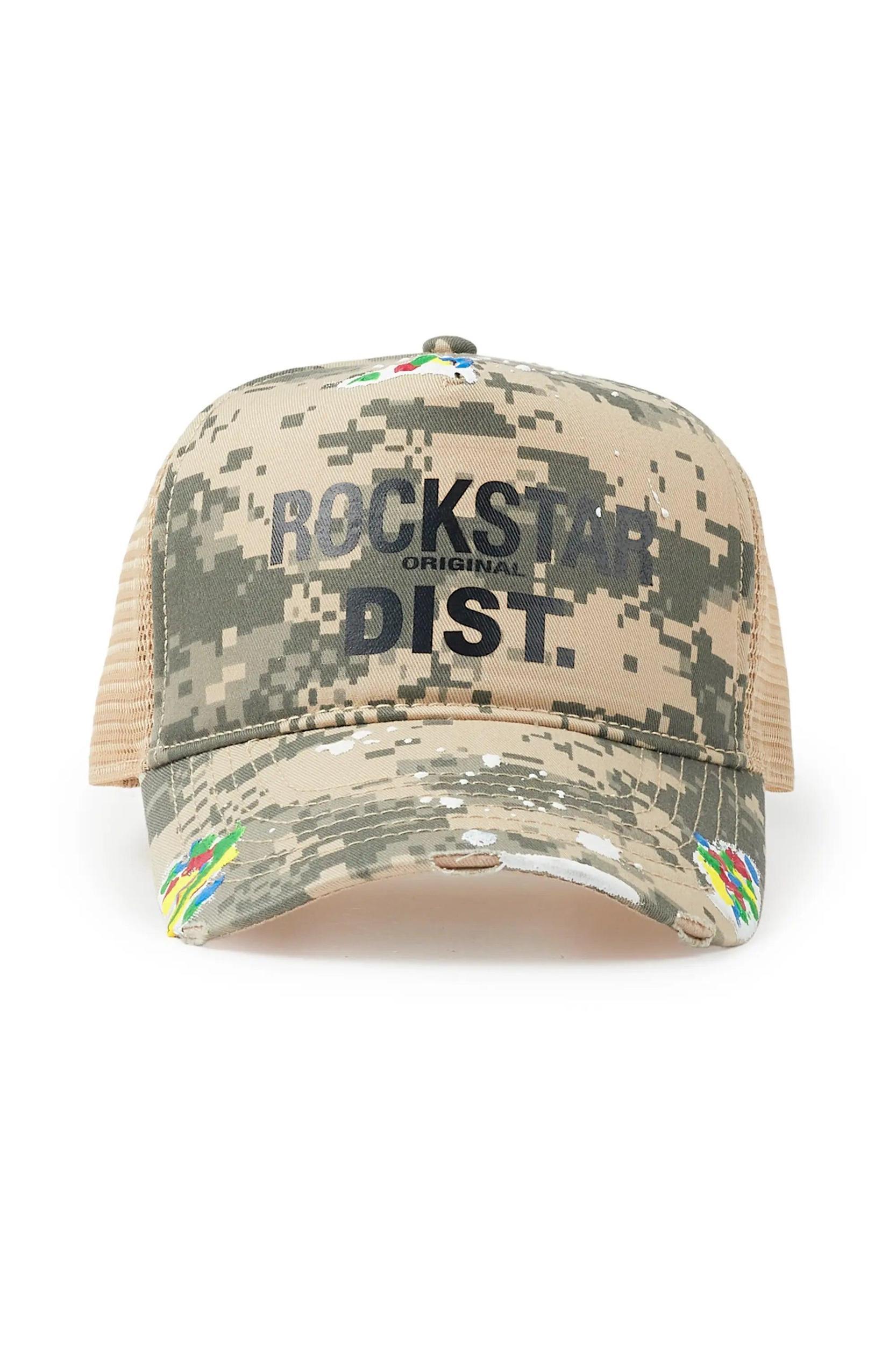 Neptune Digital Camo Trucker Hat Male Product Image