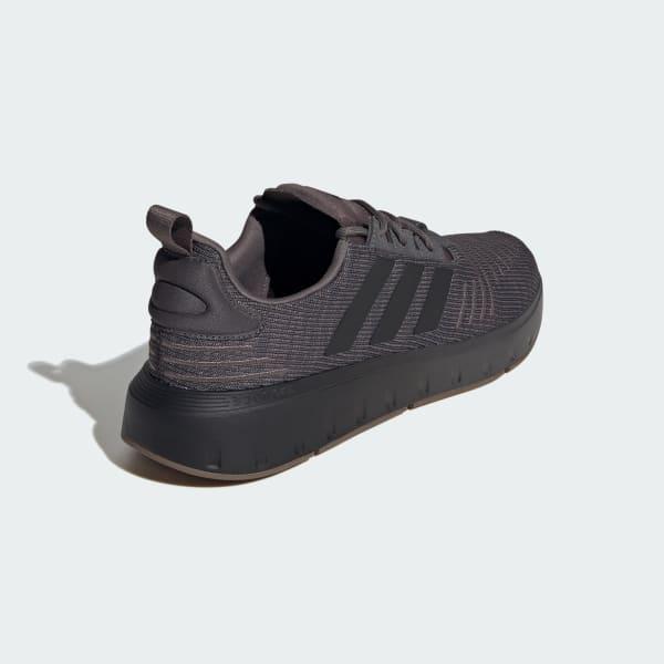adidas Swift Run Shoes Charcoal 12 Mens Product Image