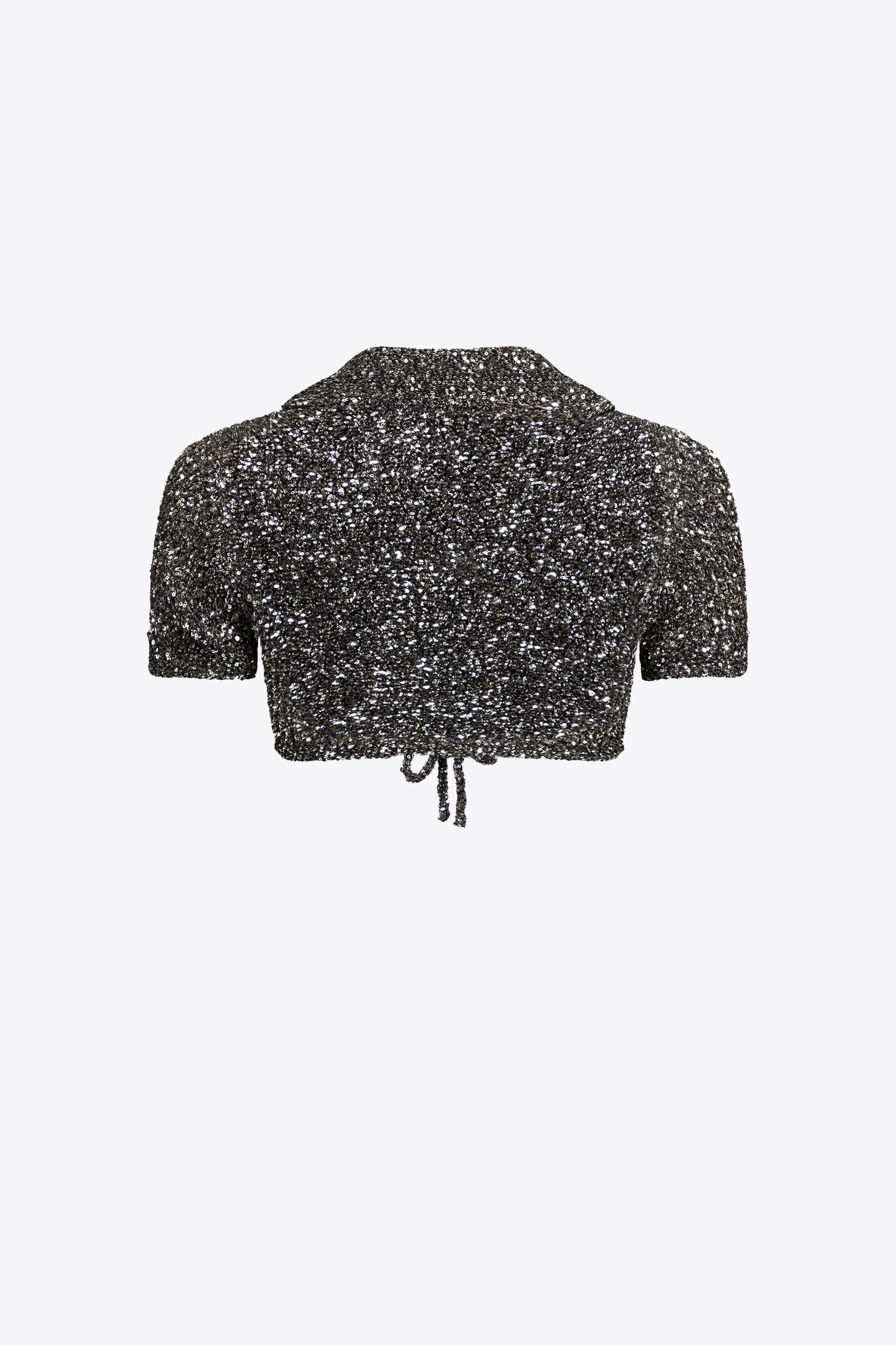 Sequin Crochet Maxi Skirt Product Image