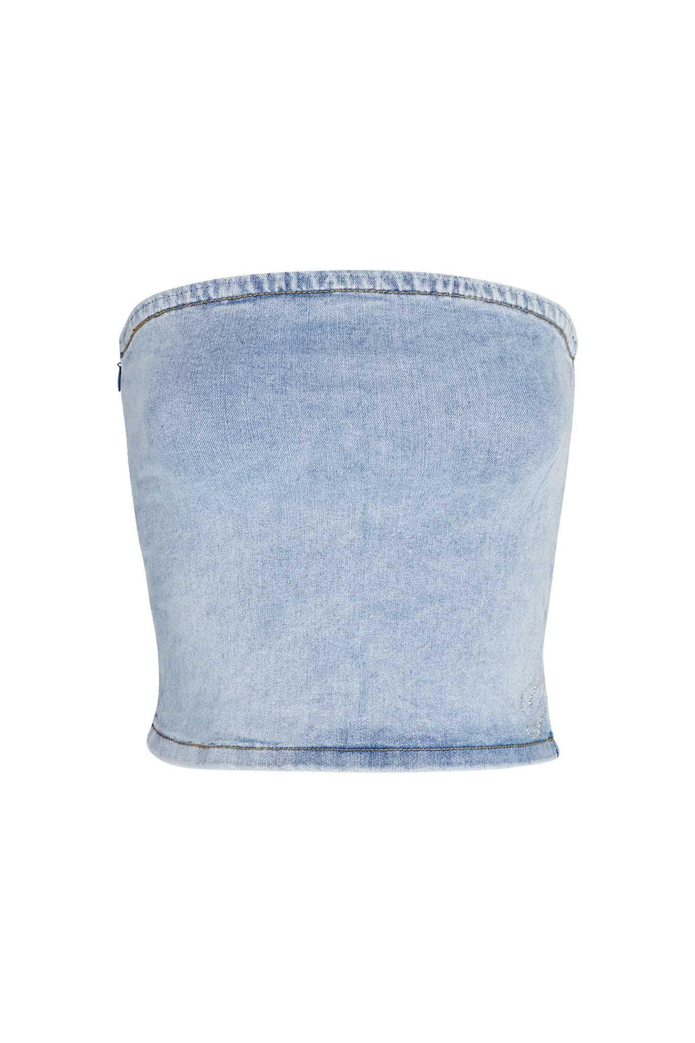 CARTER TOP - BLUE : DENIM BLUE Product Image
