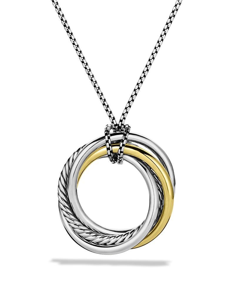 David Yurman Crossover Pendant with Gold on Chain Product Image