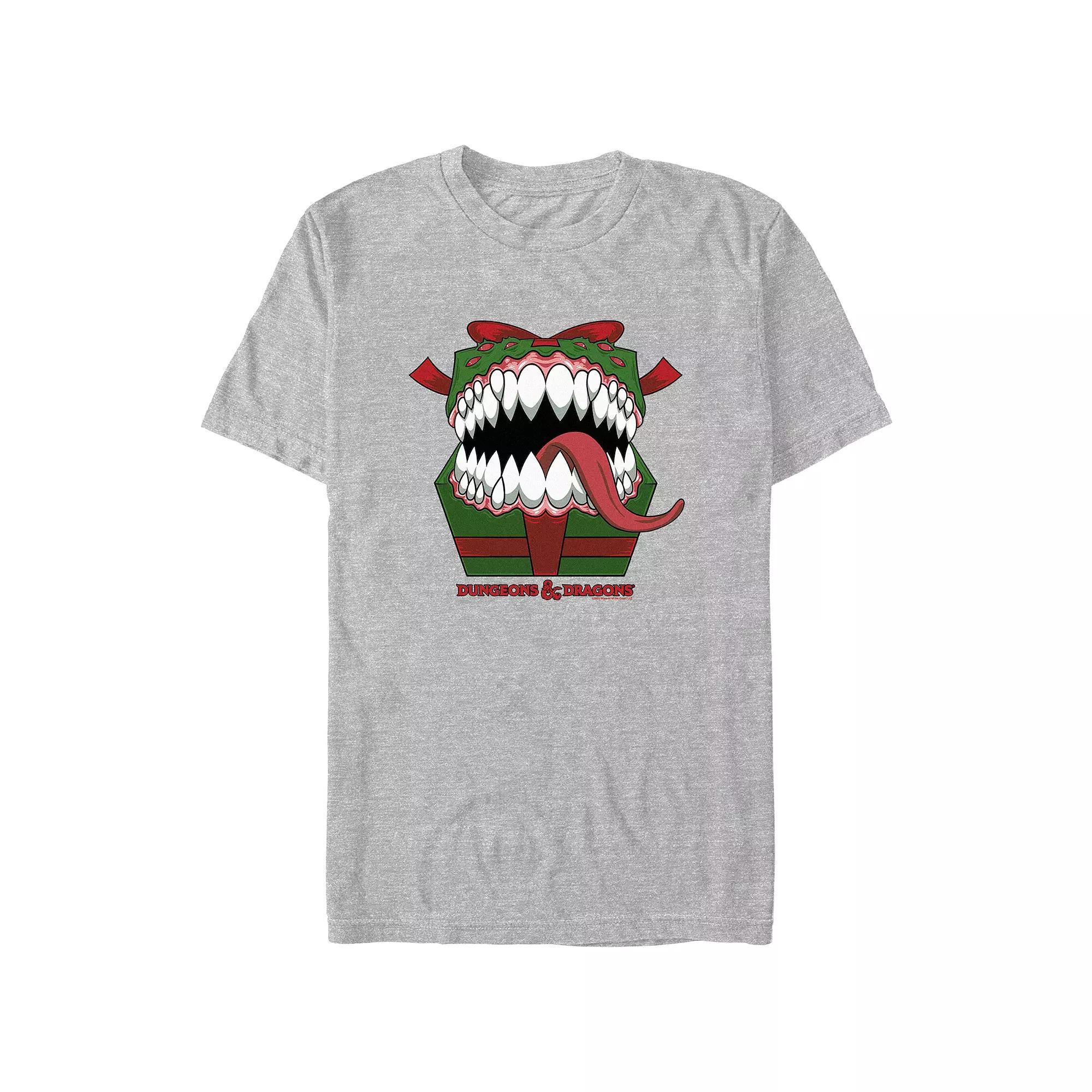 Big & Tall Dungeons & Dragons Monster Gift Graphic Tee, Men's, Size: Large Tall, Athletic Grey Product Image