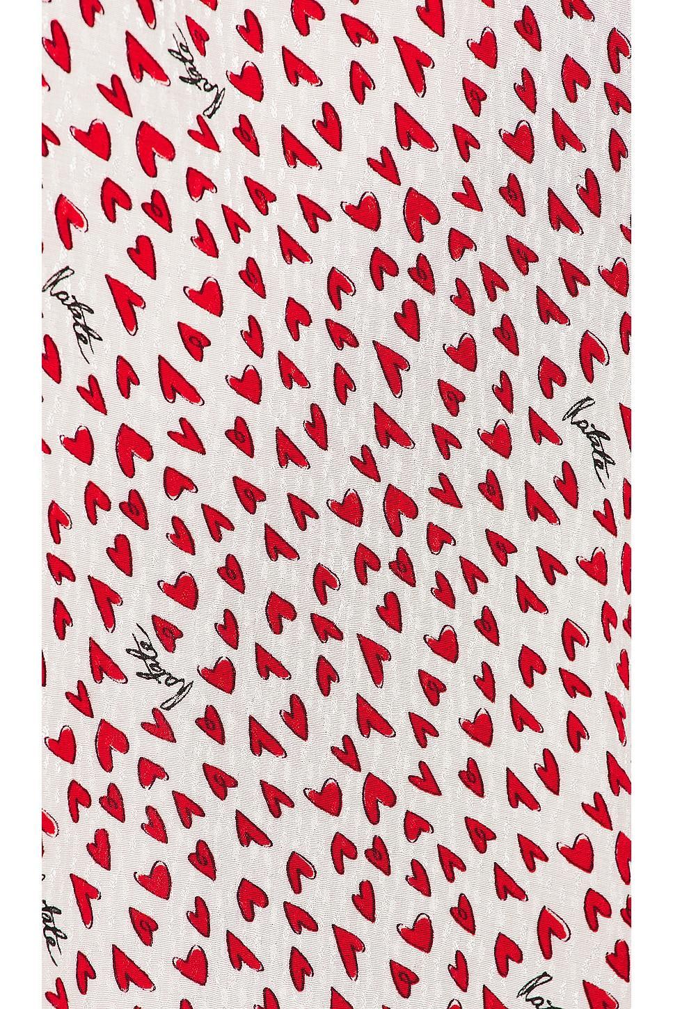 Printed Mini Ruffle Dress ROTATE Product Image