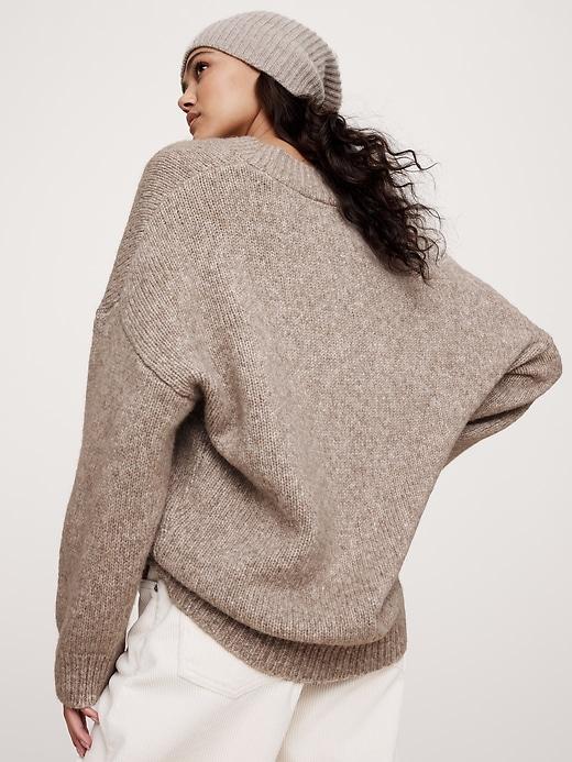 Wool-Alpaca Blend Sweater Tunic Product Image