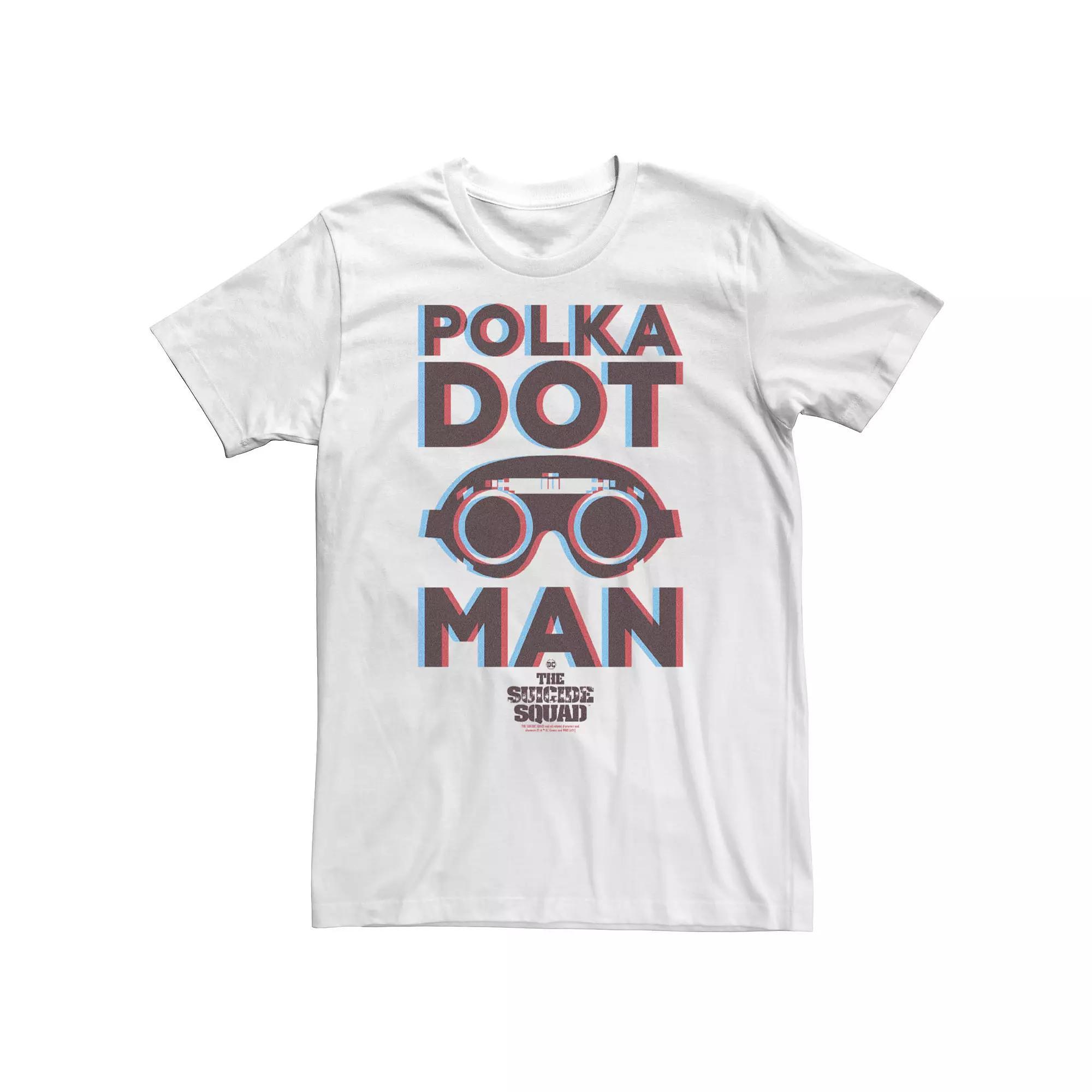 Big & Tall The Suicide Squad Everybody Polka Tee, Men's, Size: 4XLT, White Product Image