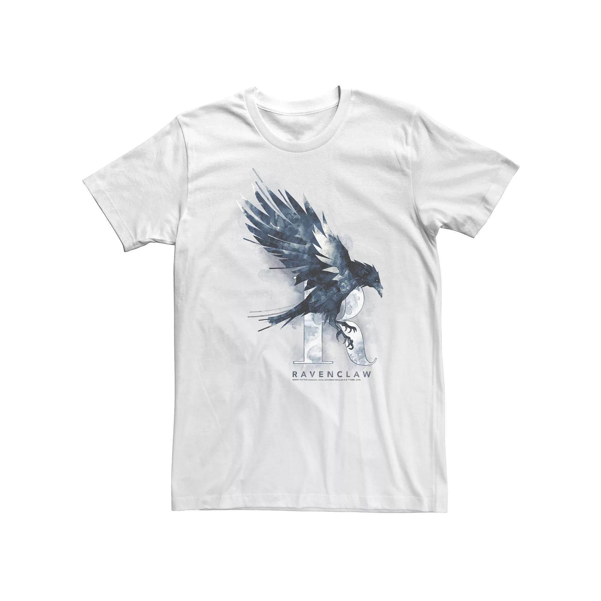Big & Tall Harry Potter Ravenclaw House Watercolor Tee, Men's, Size: 4XL, White Product Image