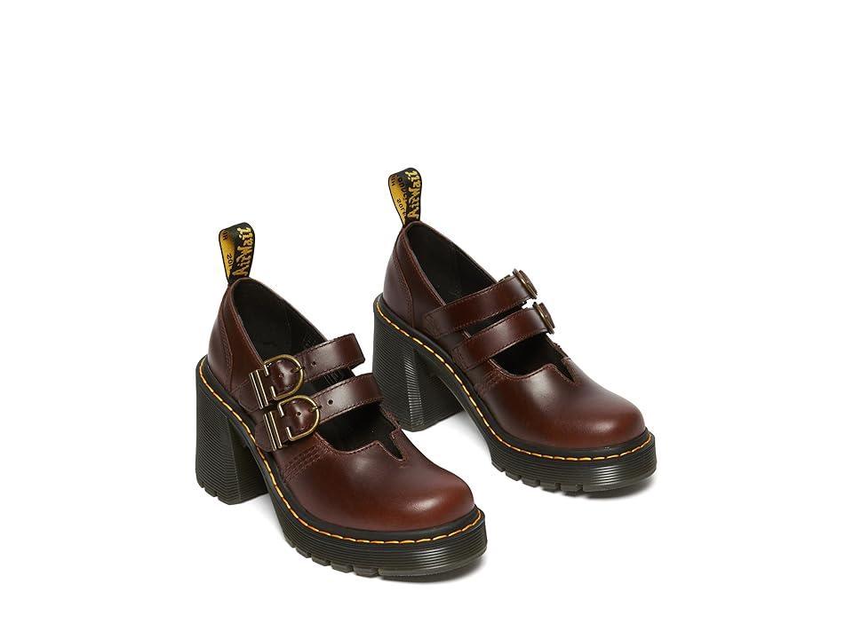 Eviee Leather Mary Jane Heeled Shoes Product Image
