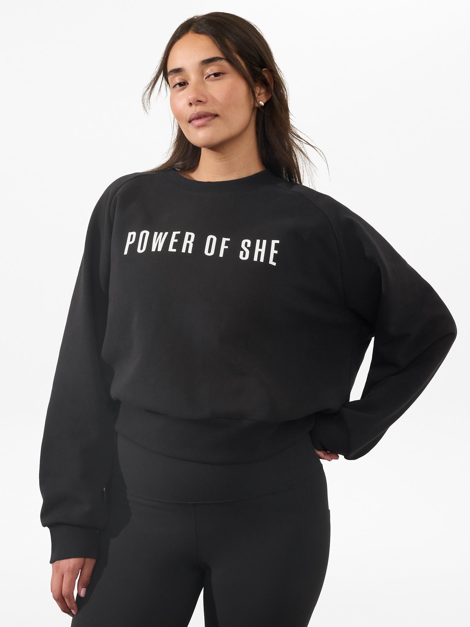 Power of She Crew Sweatshirt Product Image