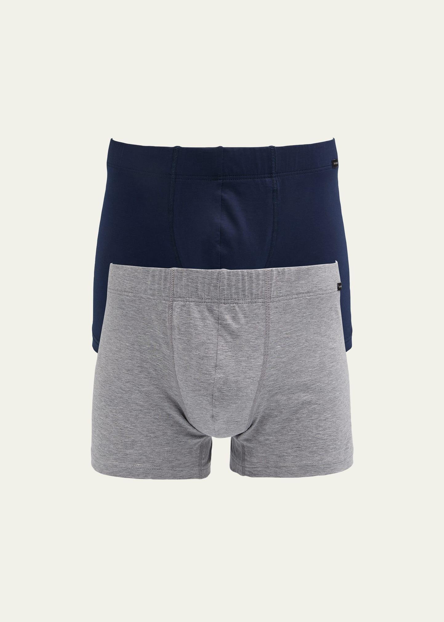 Hanro Cotton Essentials Covered Waistband Boxer Briefs, Pack of 2 Product Image