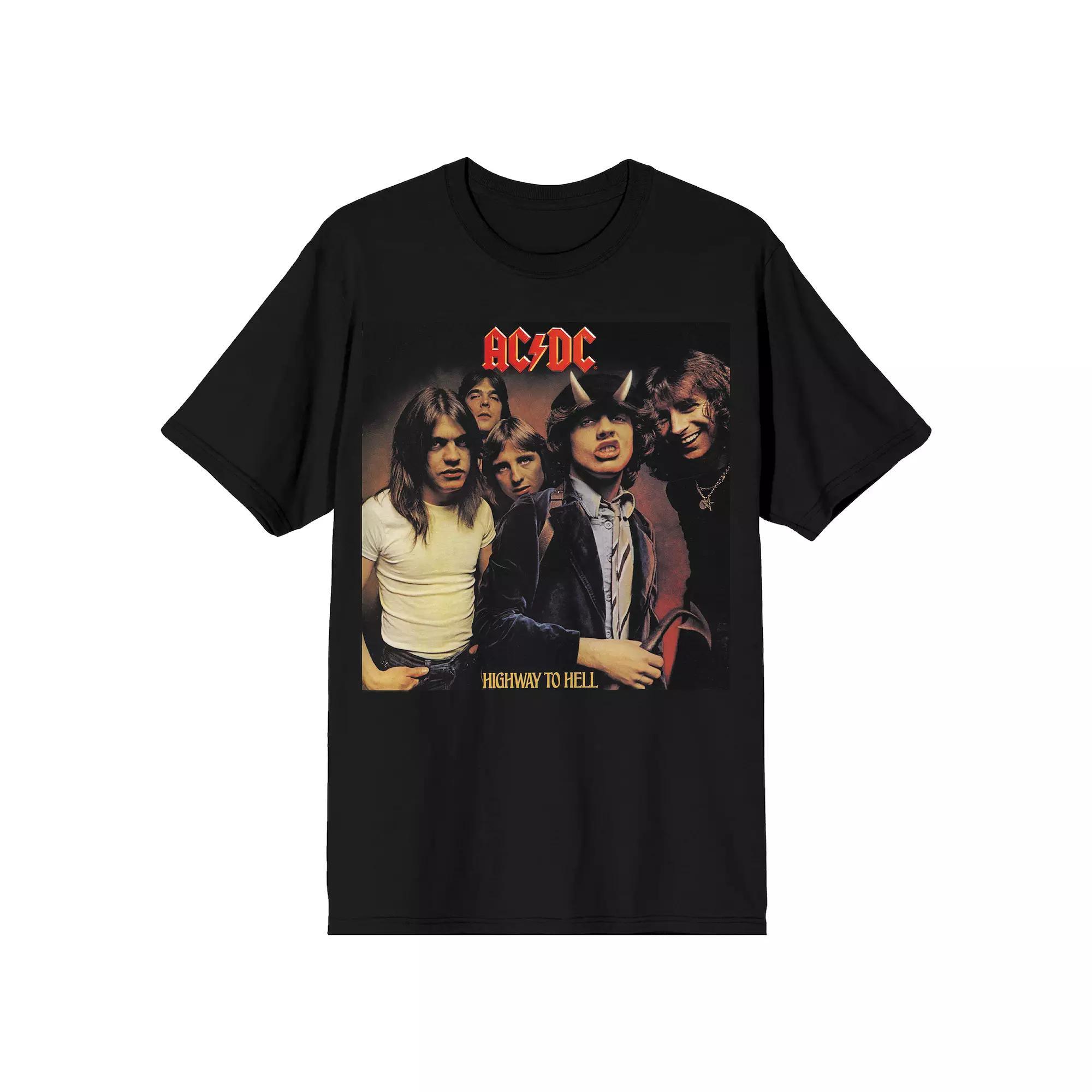 Men's AC/DC Highway to Hell Tee, Size: Medium, Grey Product Image