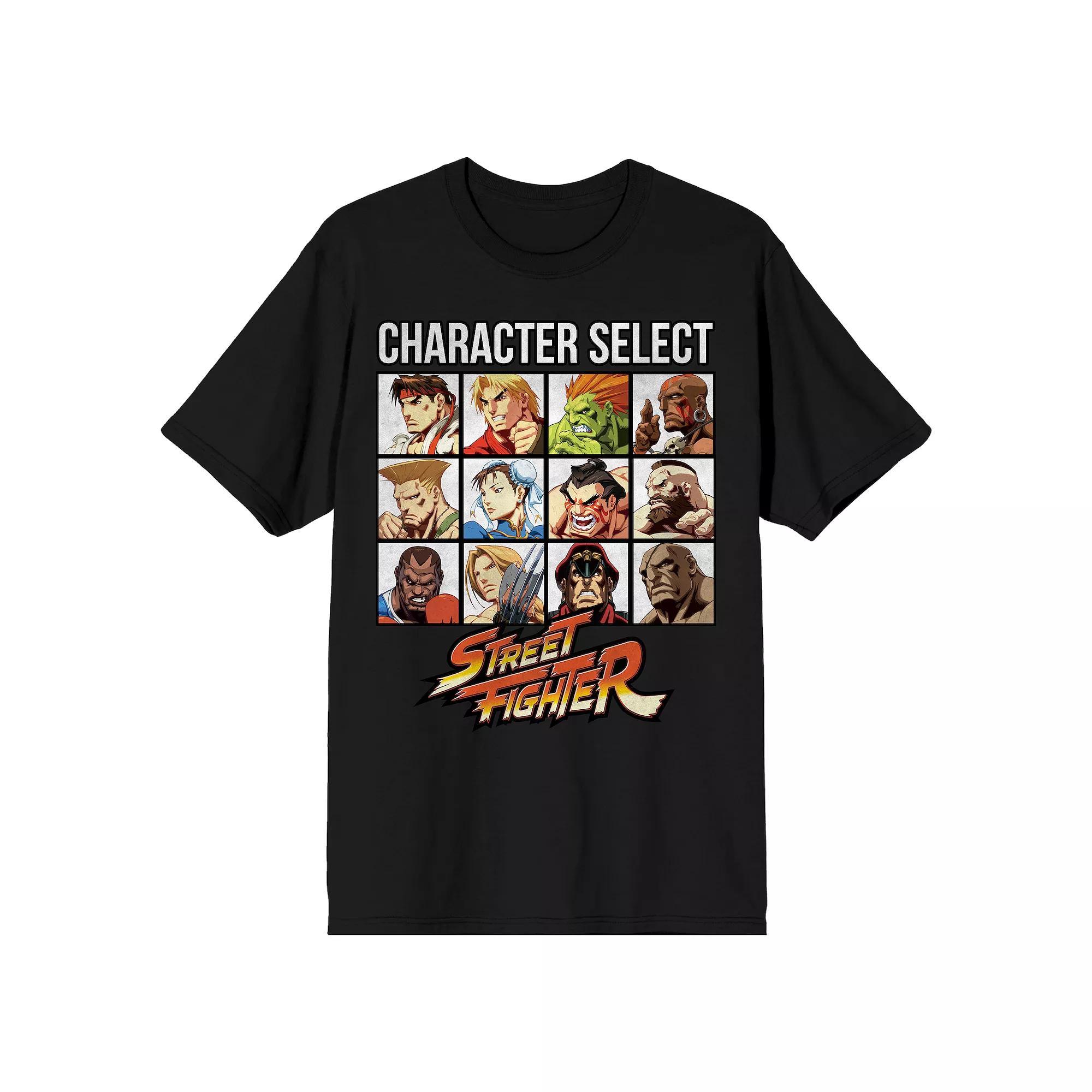 Mens Street Fighter Character Select Tee Product Image
