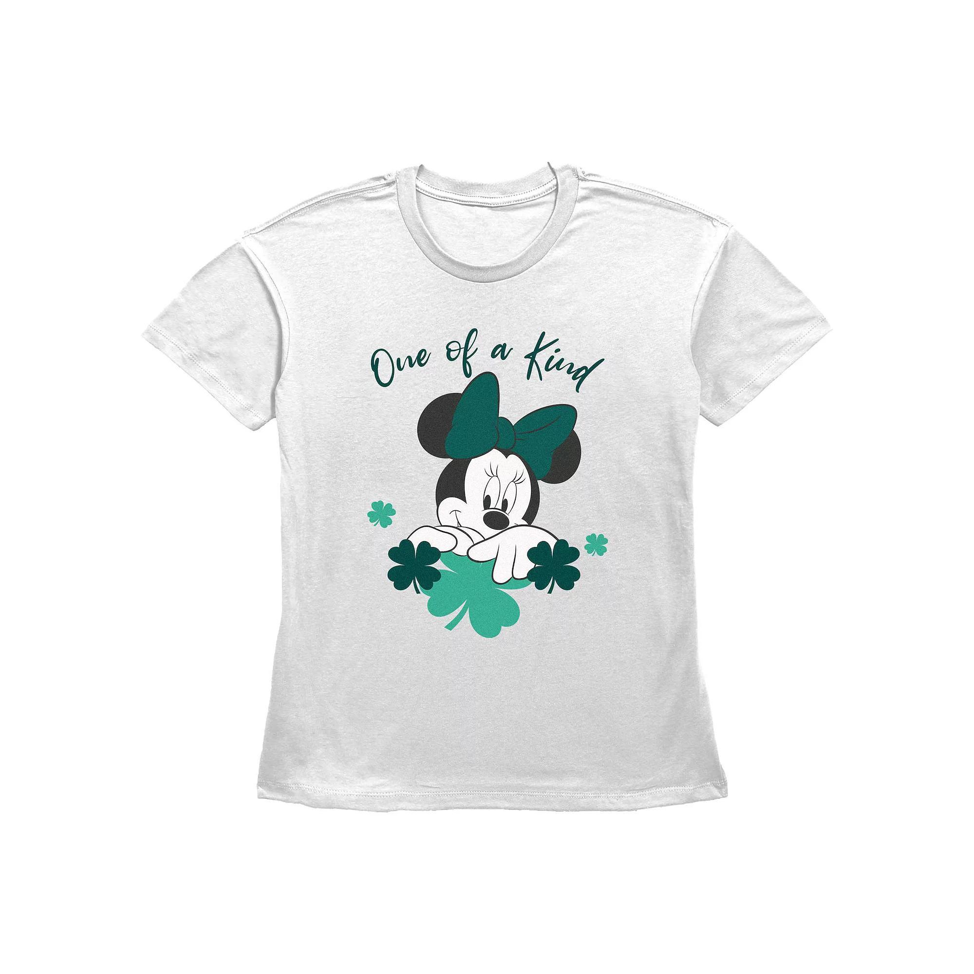 Disney's Minnie Mouse One Of A Kind Women's Graphic Tee, Size: XS, White Product Image