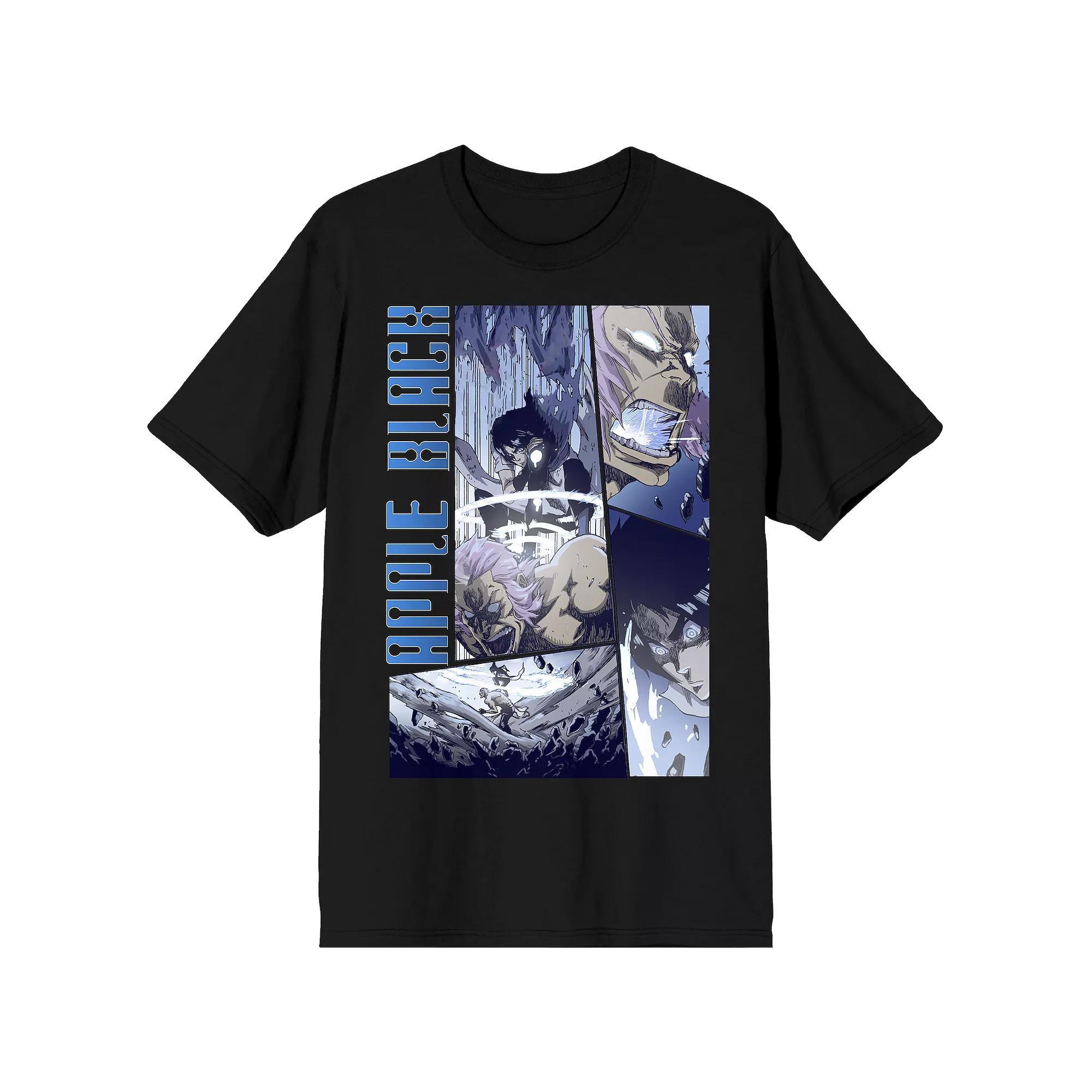 Men's Apple Black Graphic Tee, Size: XL Product Image