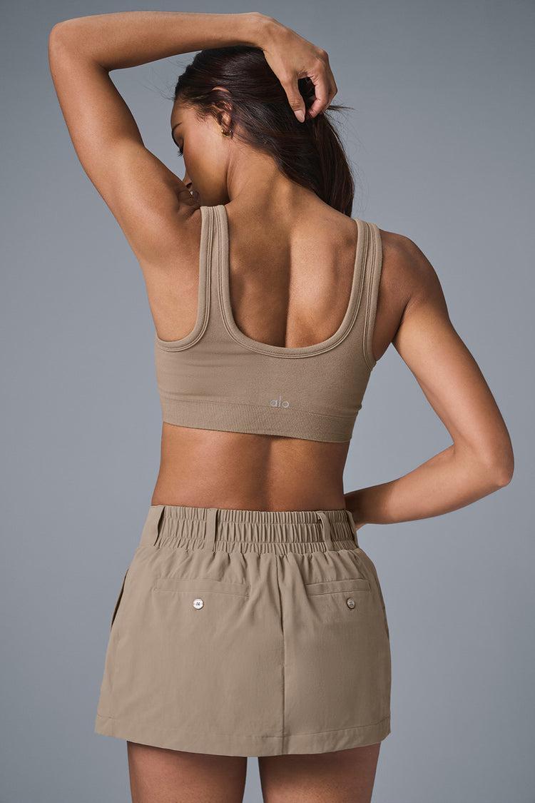Fan Club Mini Skirt - Gravel Product Image