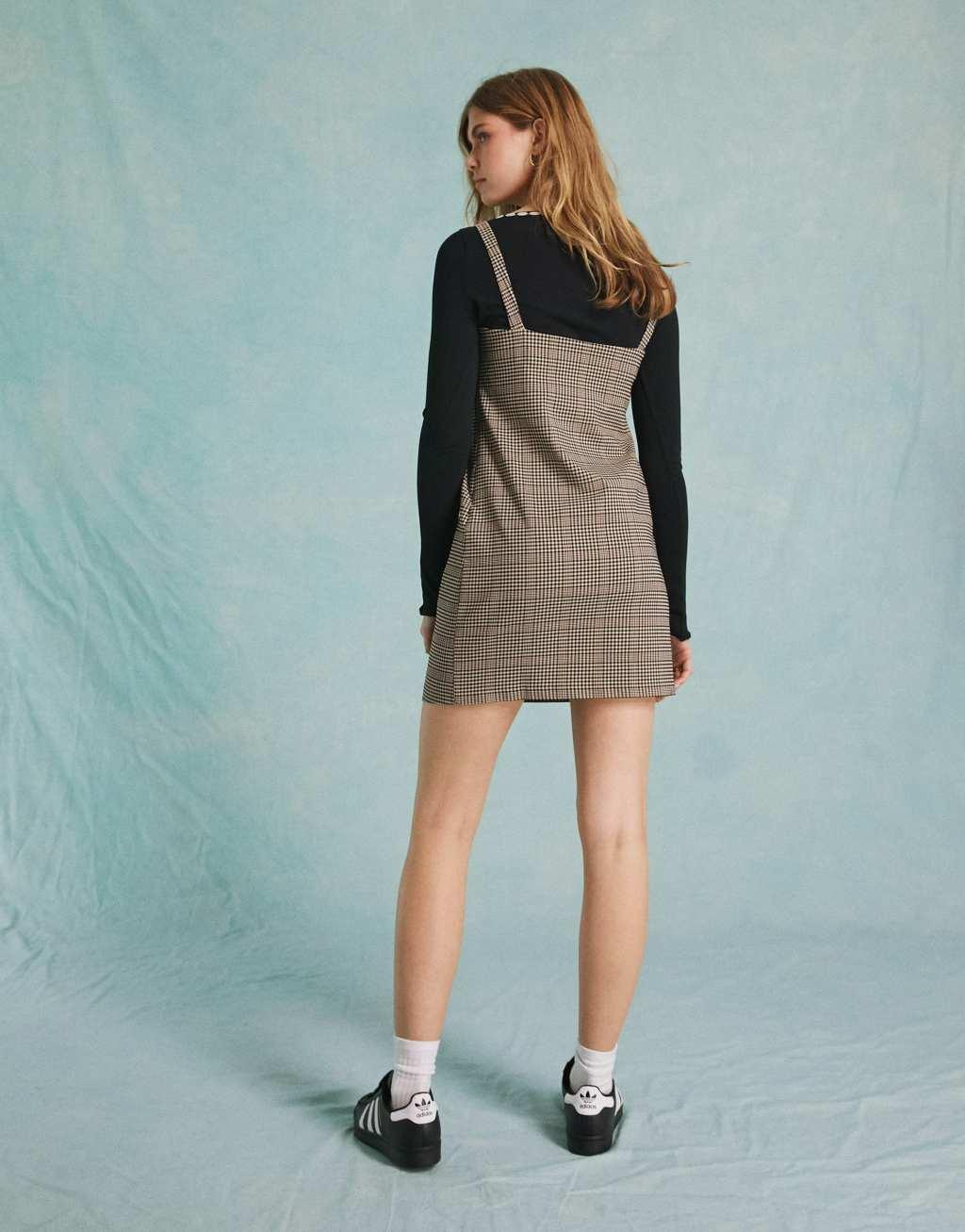 Miss Selfridge tailored strappy pinny dress Product Image