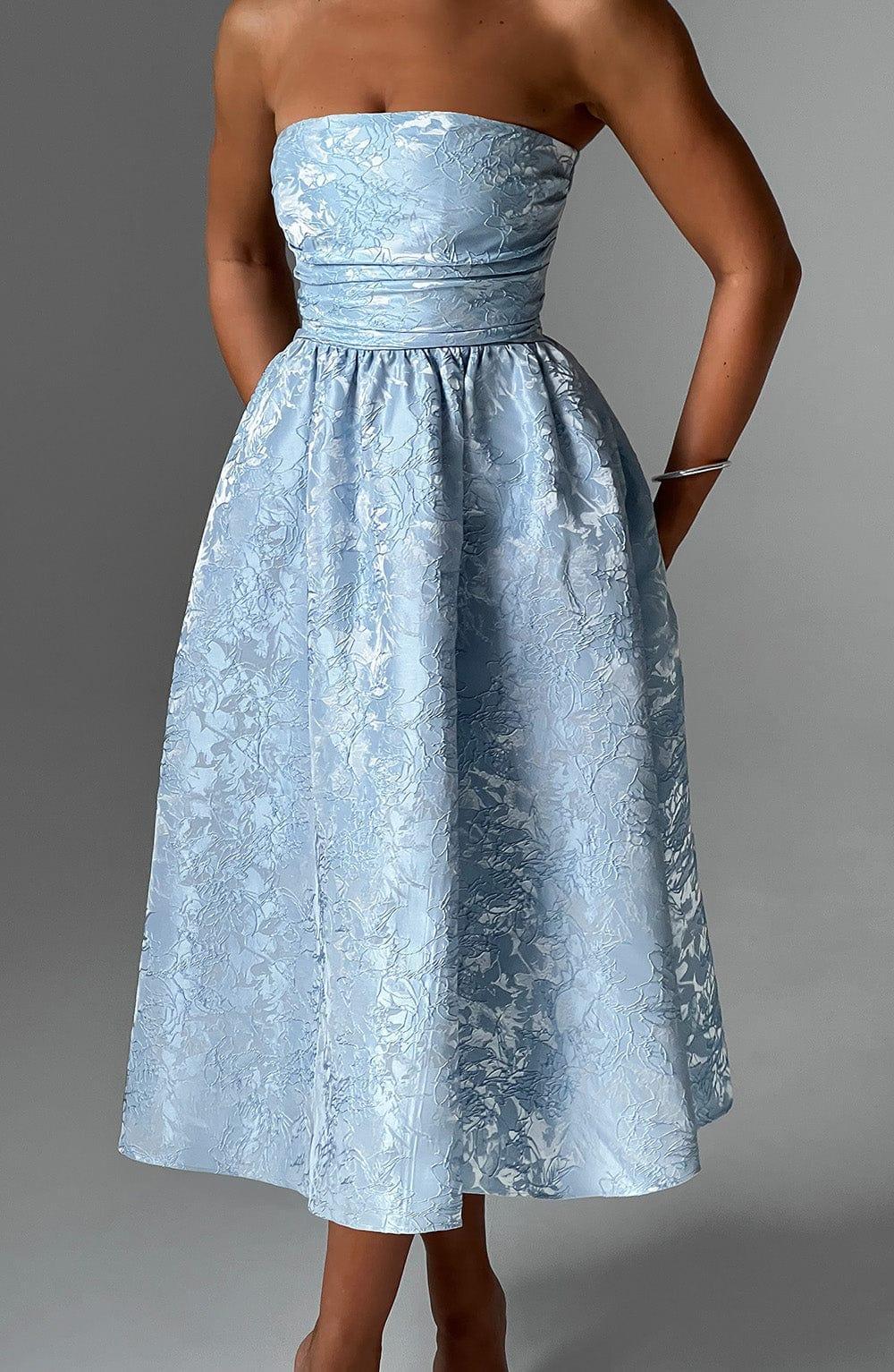 Saoirse Midi Dress - Blue Product Image