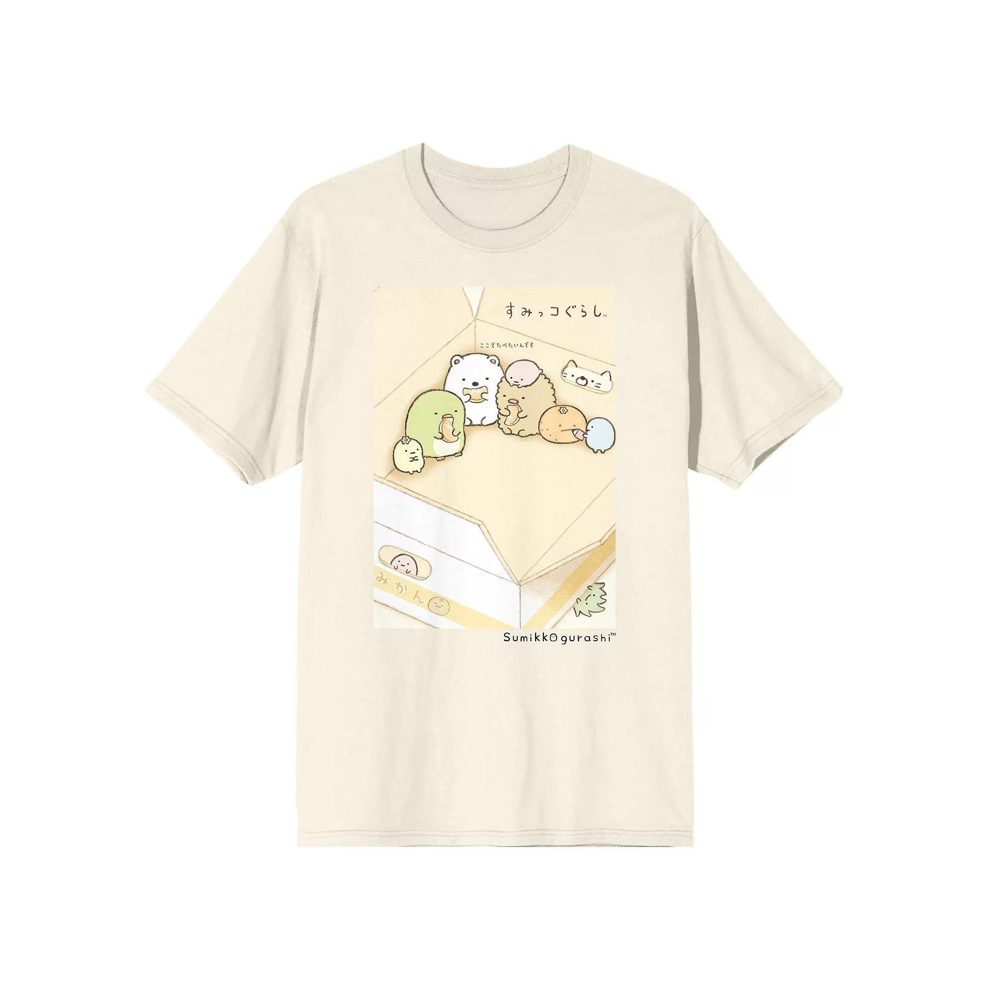 Mens Summiko Gurashi Cute Graphic Tee Beige Product Image