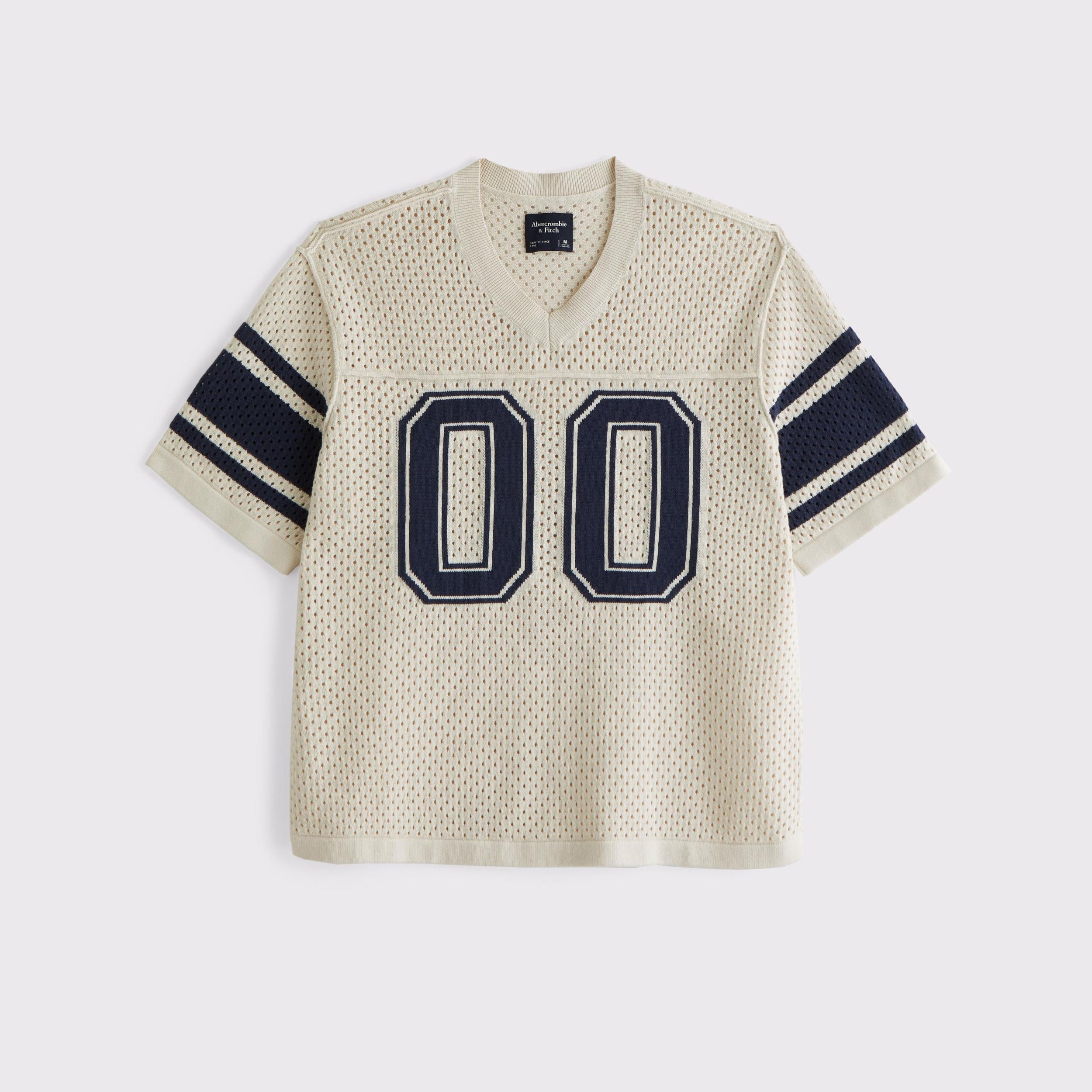 Football Jersey-Inspired Sweater Product Image