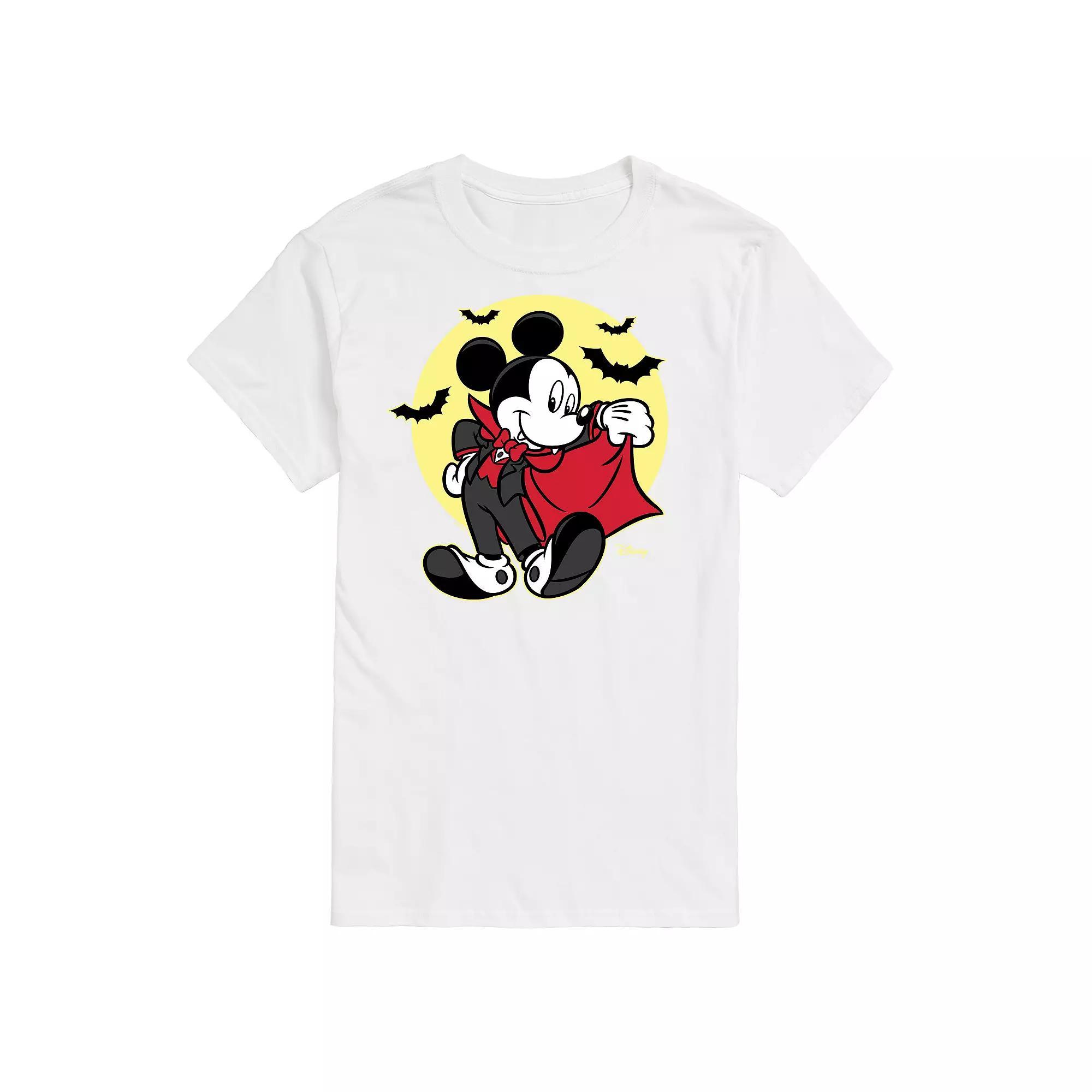 Disneys Mickey Mouse Mens Vampire Graphic Tee Product Image
