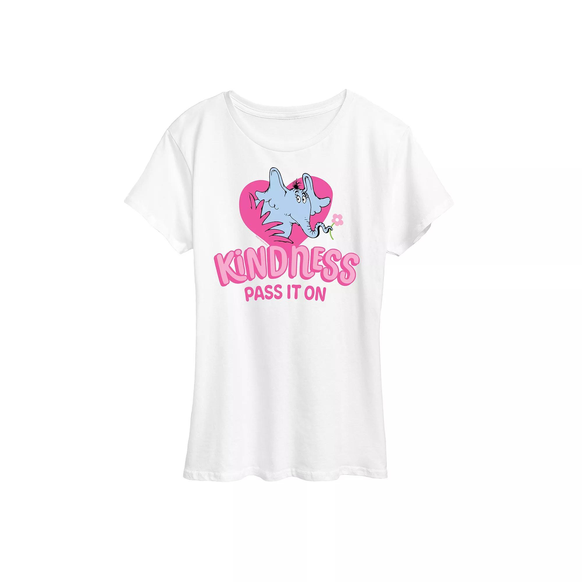 Womens Dr. Seuss Kindness Pass It On Graphic Tee, Girls Product Image