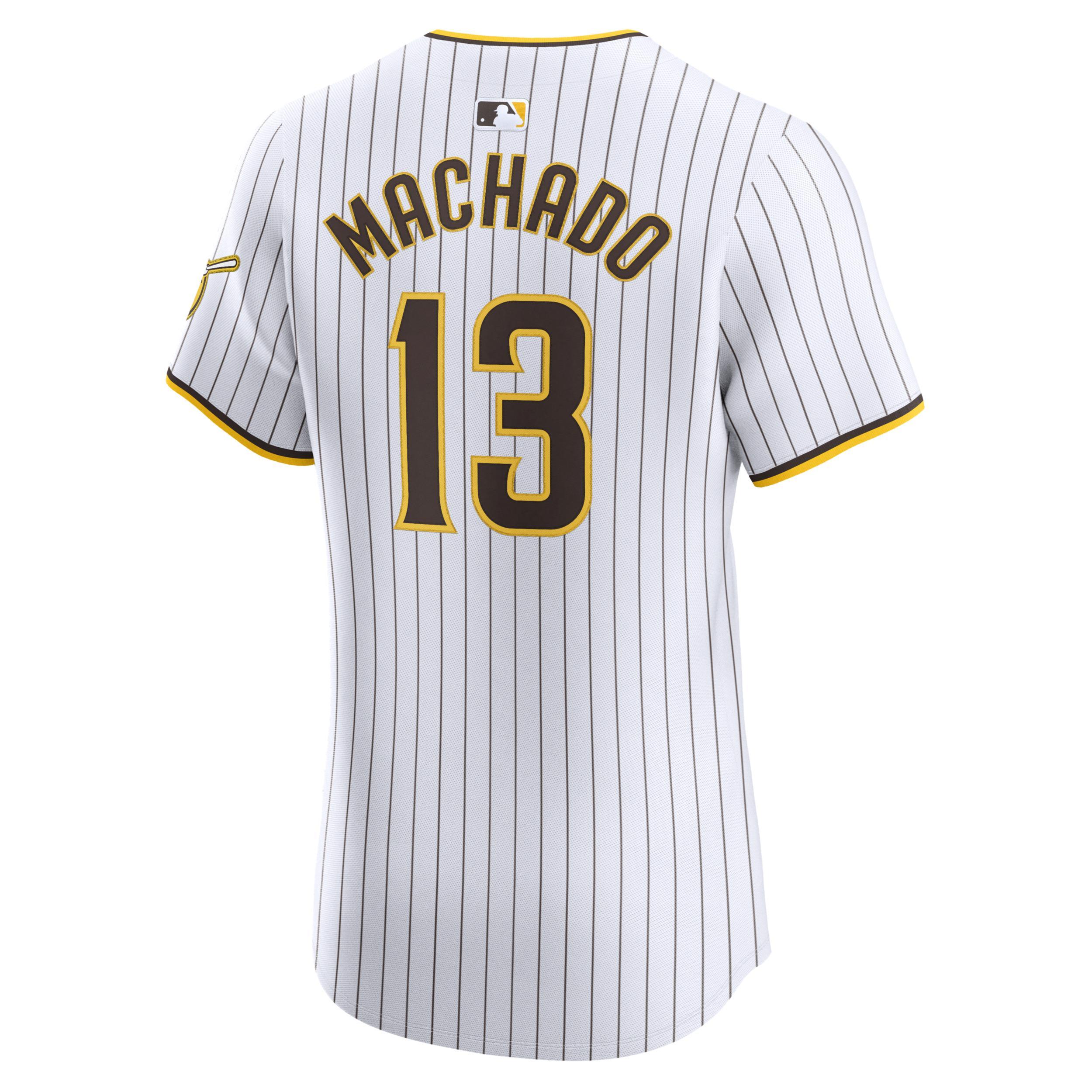 Men's Nike Manny Machado White San Diego Padres Home Elite Jersey, Size: 48 Product Image