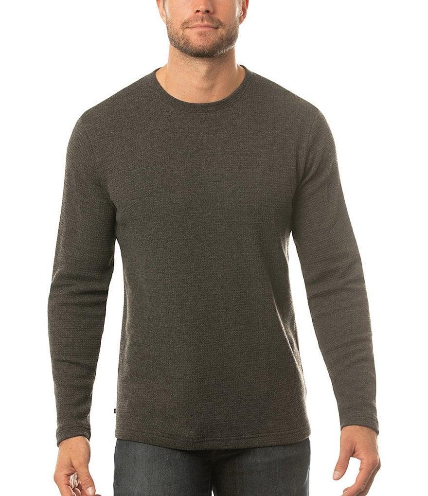 TravisMathew Cloud Waffle Crew Shirt Product Image