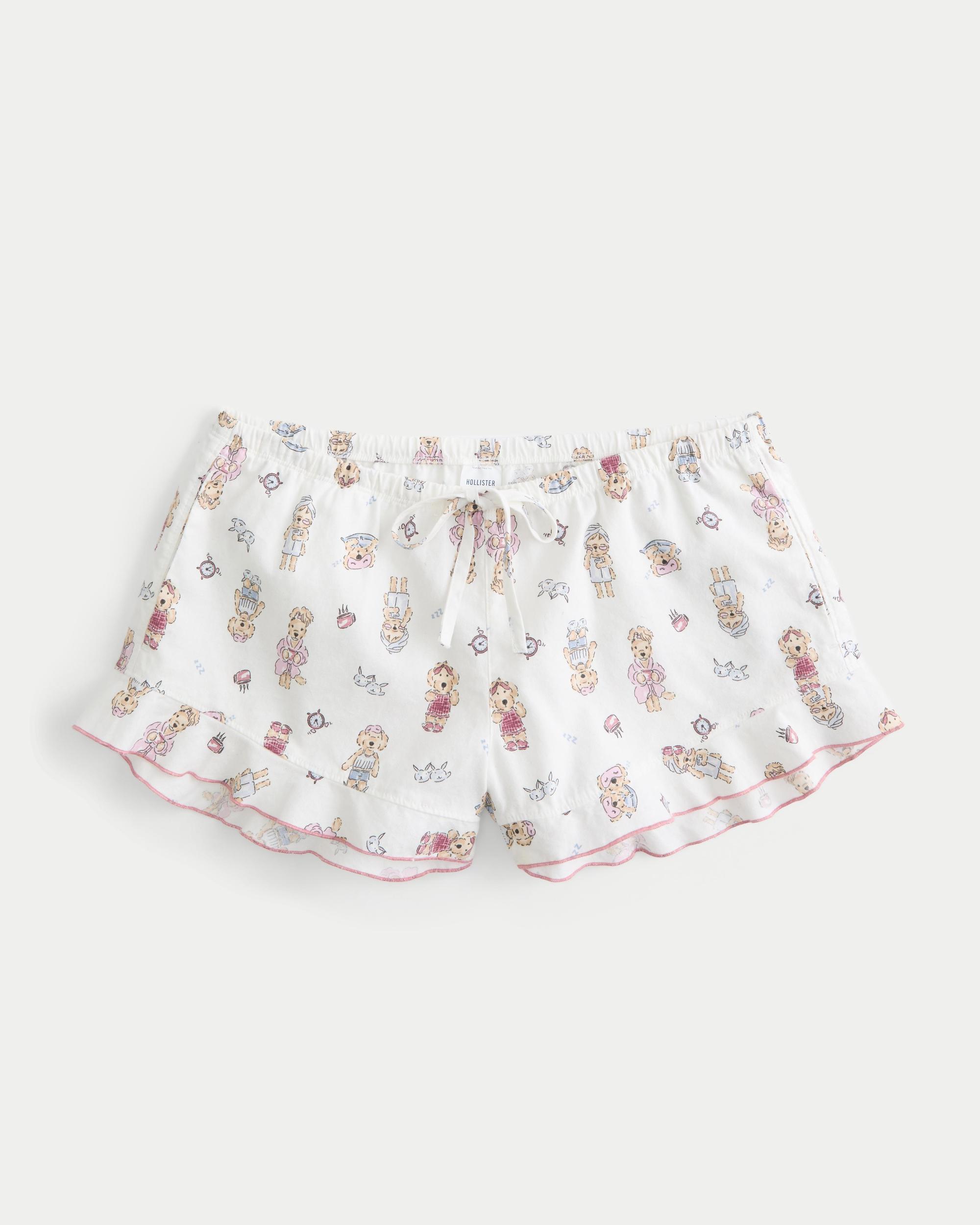 Oxford Ruffle Shorts Product Image