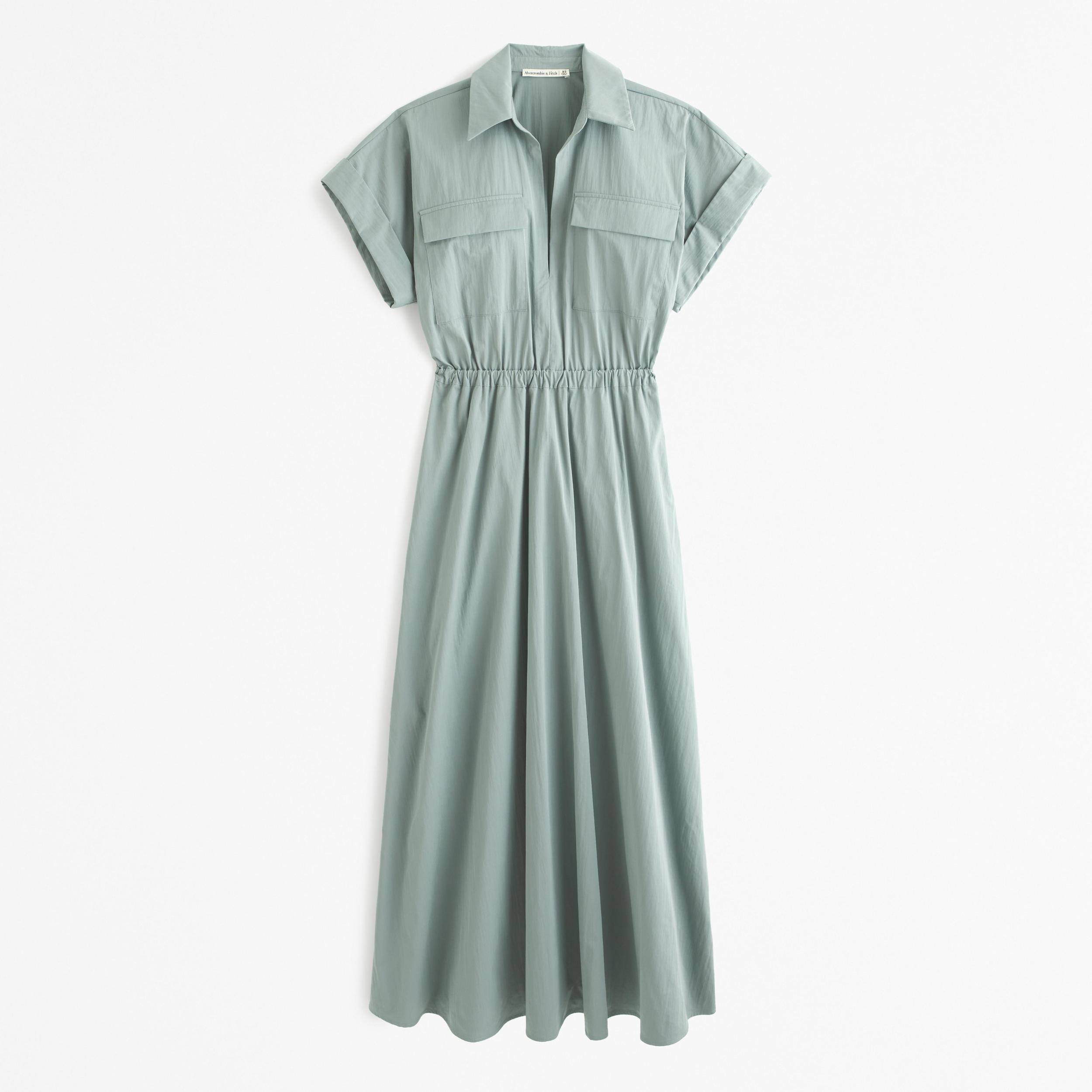Utility Maxi Shirt Dress Product Image