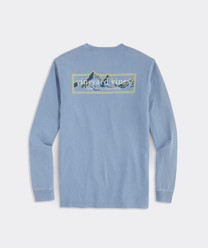Drift Dye Mountain Logo Box Long-Sleeve Tee Product Image