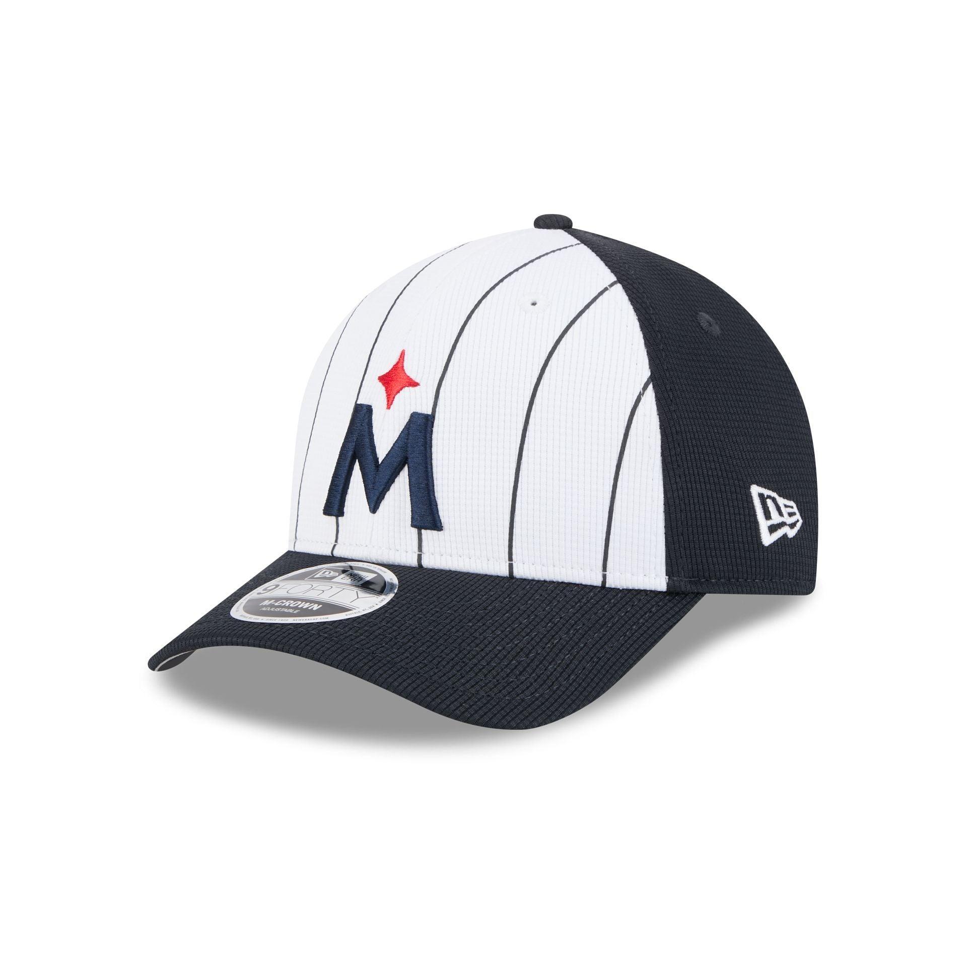 Atlanta Braves Authentic Collection 9FORTY M-Crown A-Frame Snapback Hat Male Product Image