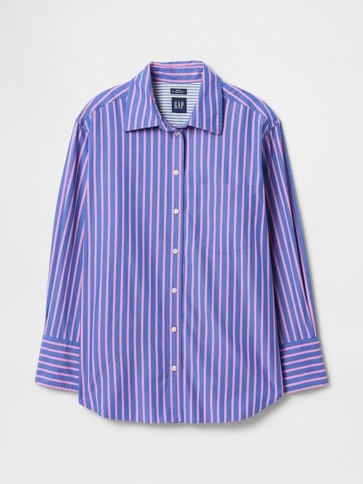 Organic Cotton Poplin Big Shirt Product Image