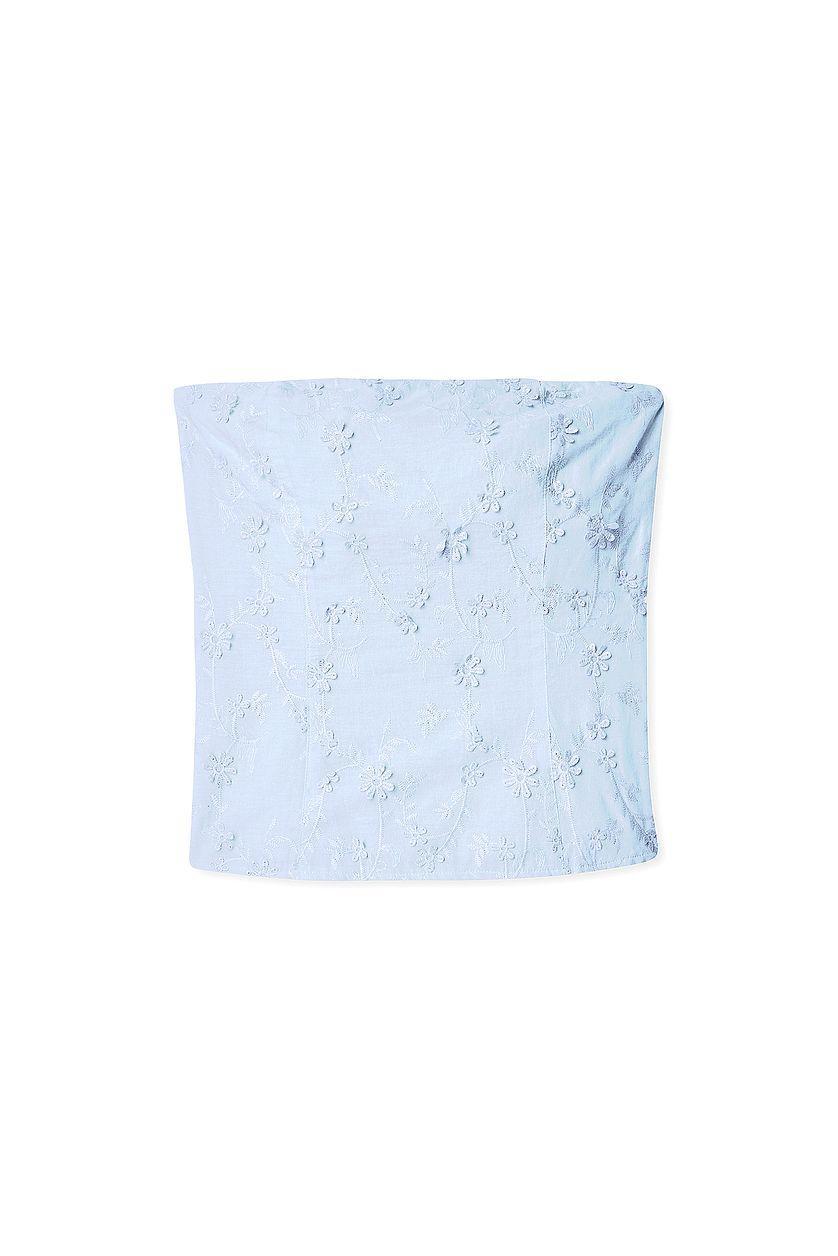 Embroidered Bandeau Top Product Image