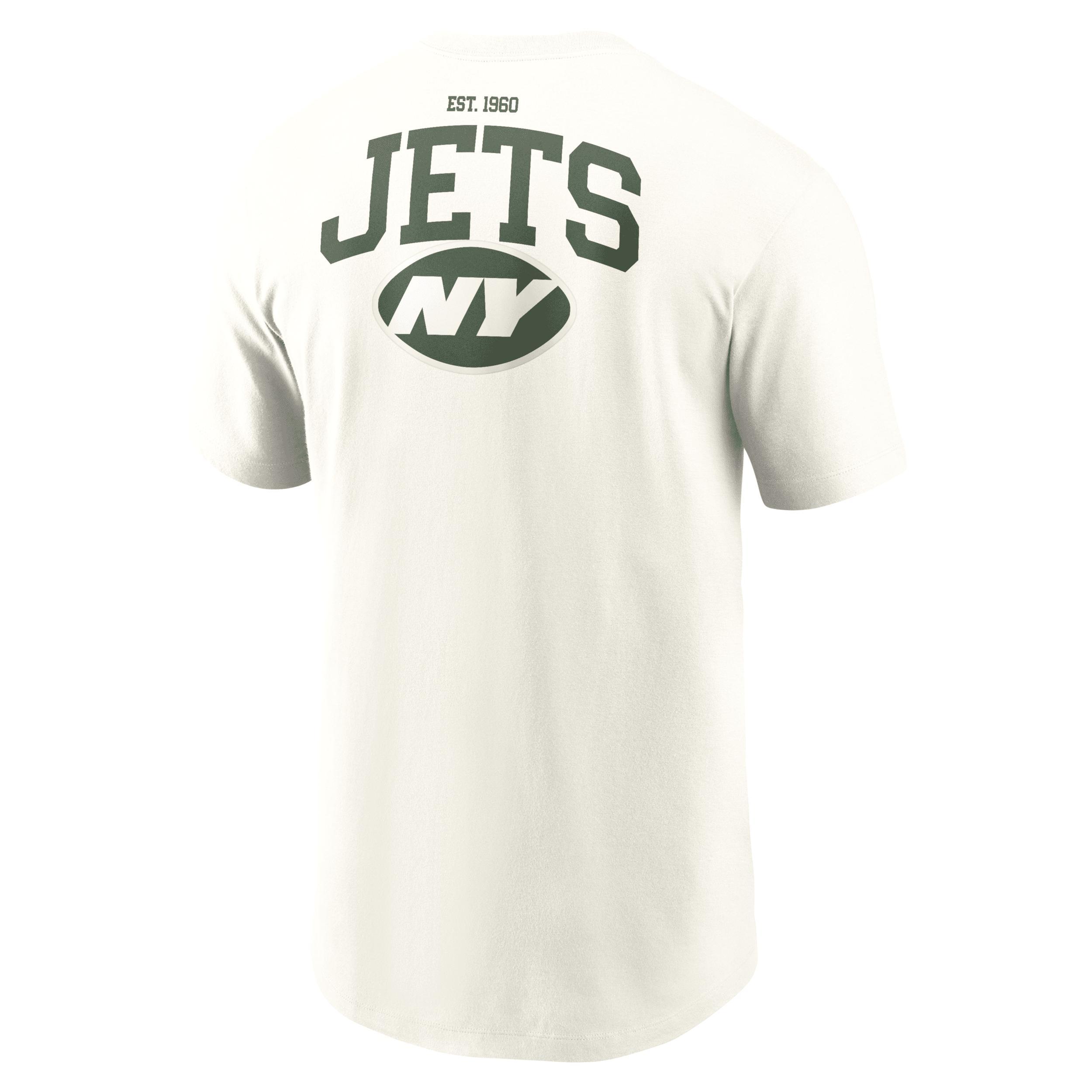 Men's Nike Cream New York Jets Blitz Essential T-Shirt, Size: Small, Beige Product Image