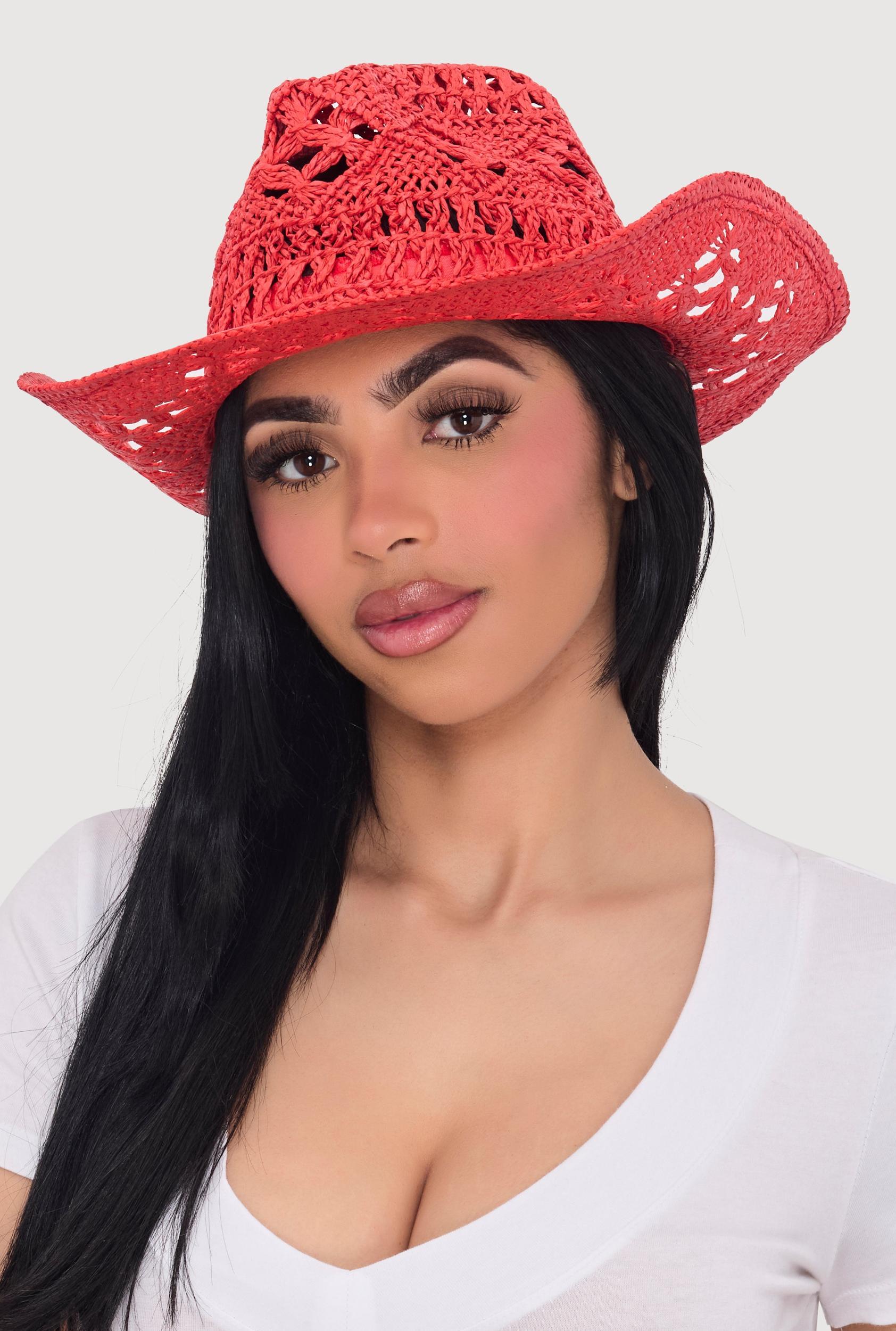 Straw Cowboy Hat Female Product Image