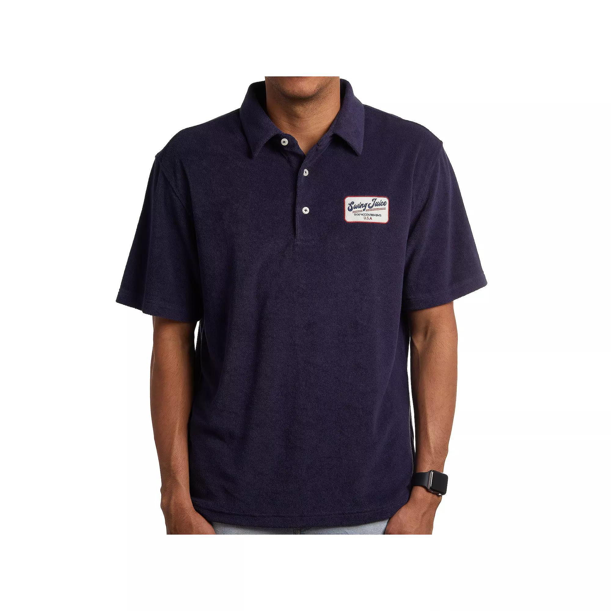 Men's SwingJuice Golf Accoutrements Polo, Size: XXL, Blue Product Image