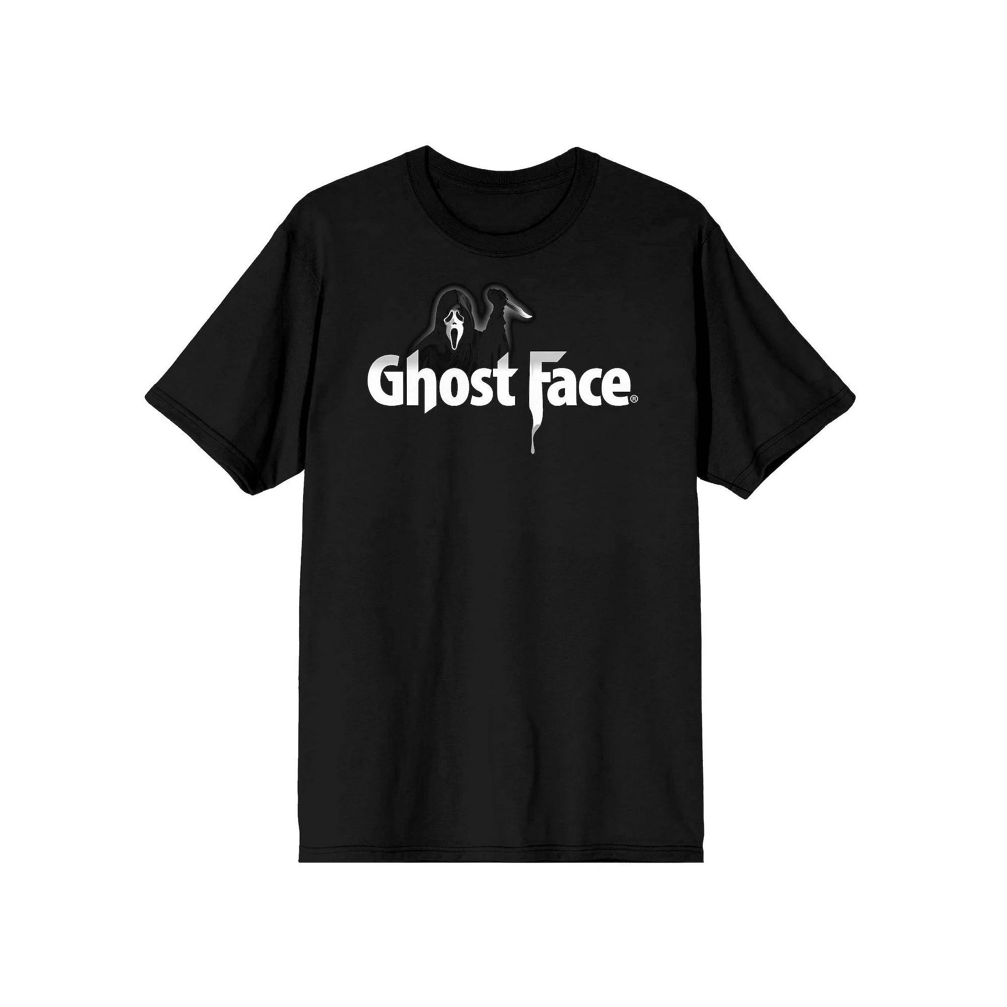 Men's Ghost Face Logo Tee, Size: Large, Black Product Image