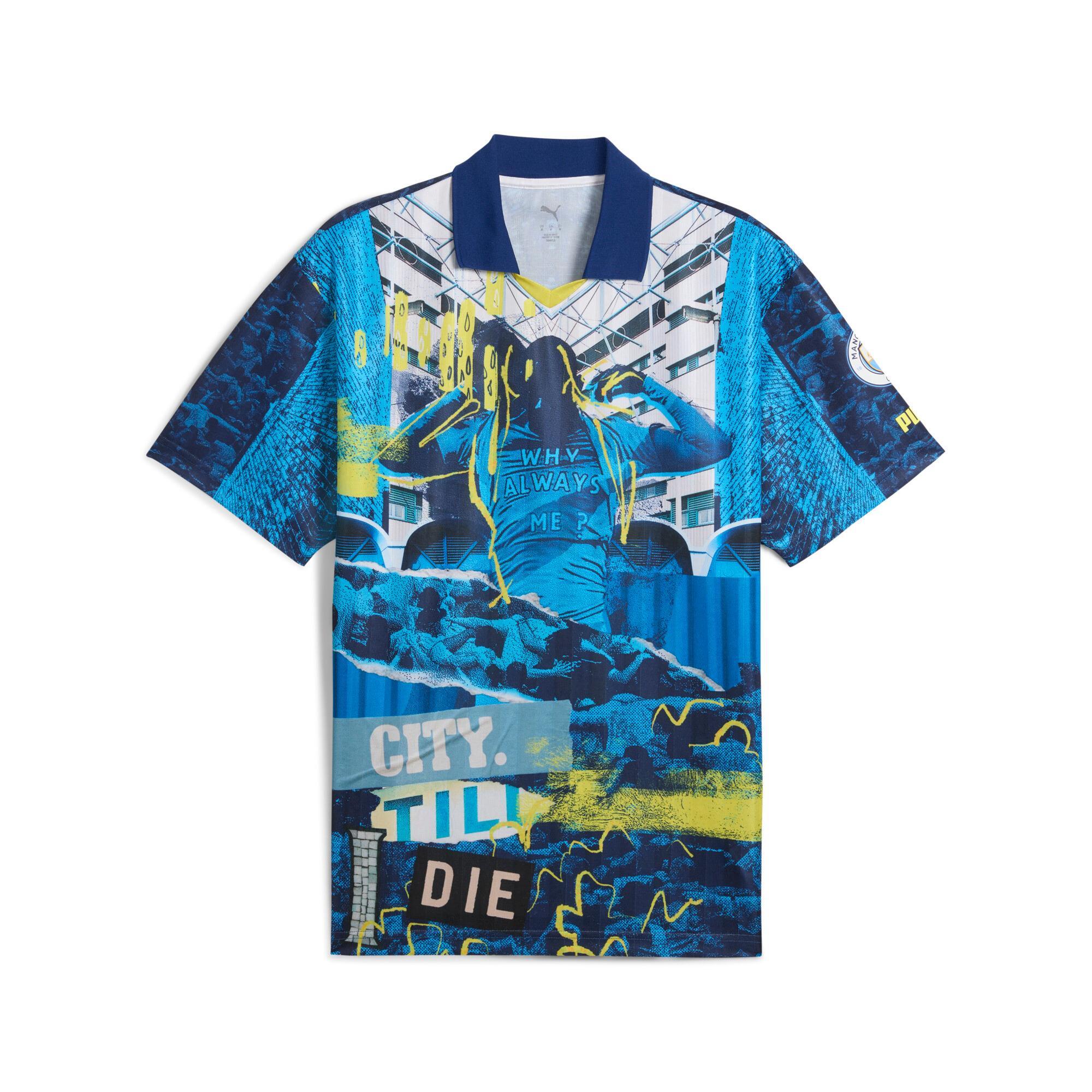 Manchester City ftblNRGY+ Men's Retro Jersey  Product Image