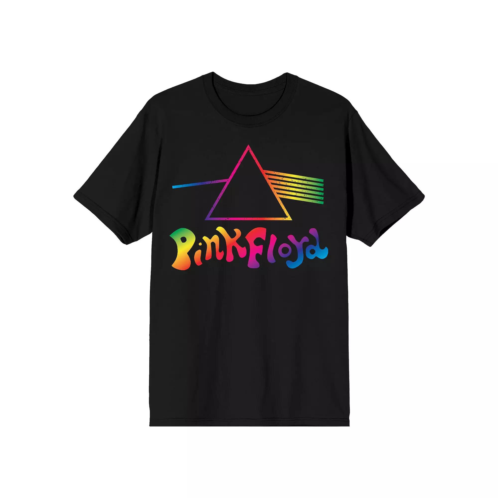 Men's Pink Floyd Dark Side of the Moon Artwork Short Sleeve Graphic Tee, Size: XXL, Black Product Image