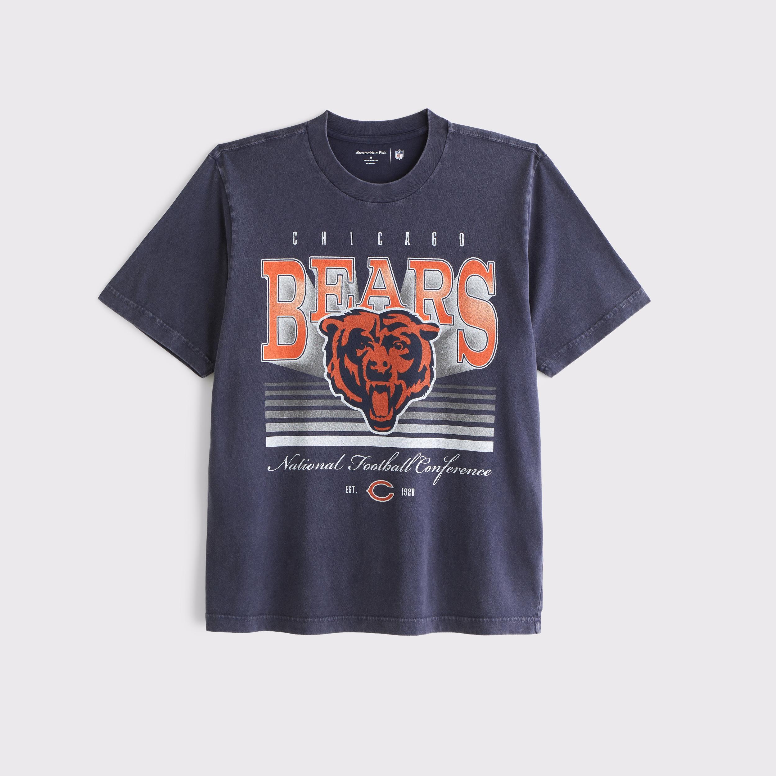 Chicago Bears Vintage-Inspired Graphic Tee Product Image