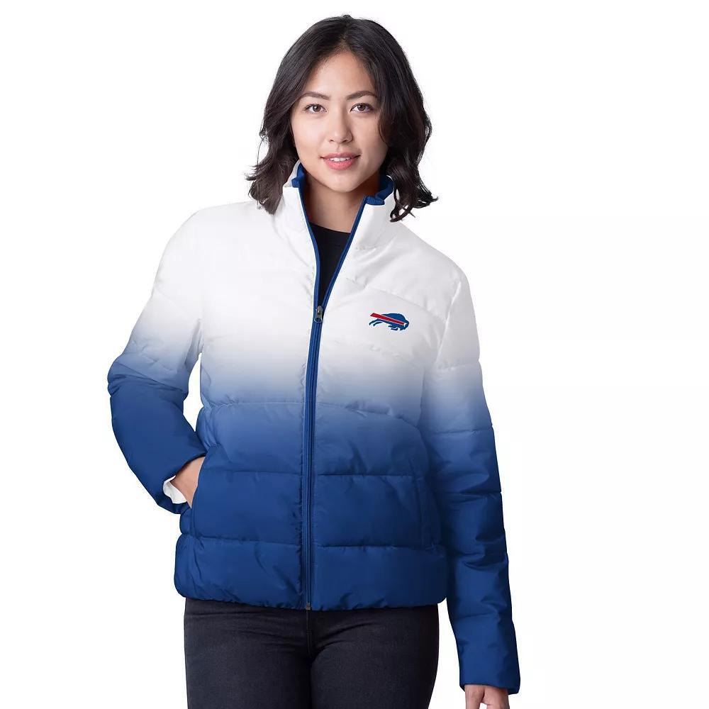 Women's G-III 4Her by Carl Banks  Black Cincinnati Bengals Overtime Ombre Full-Zip Puffer Jacket, Size: Medium Product Image