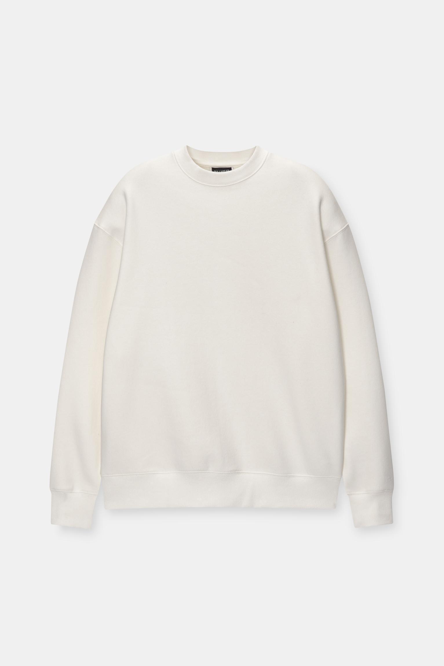 Basic crew neck sweatshirt Product Image