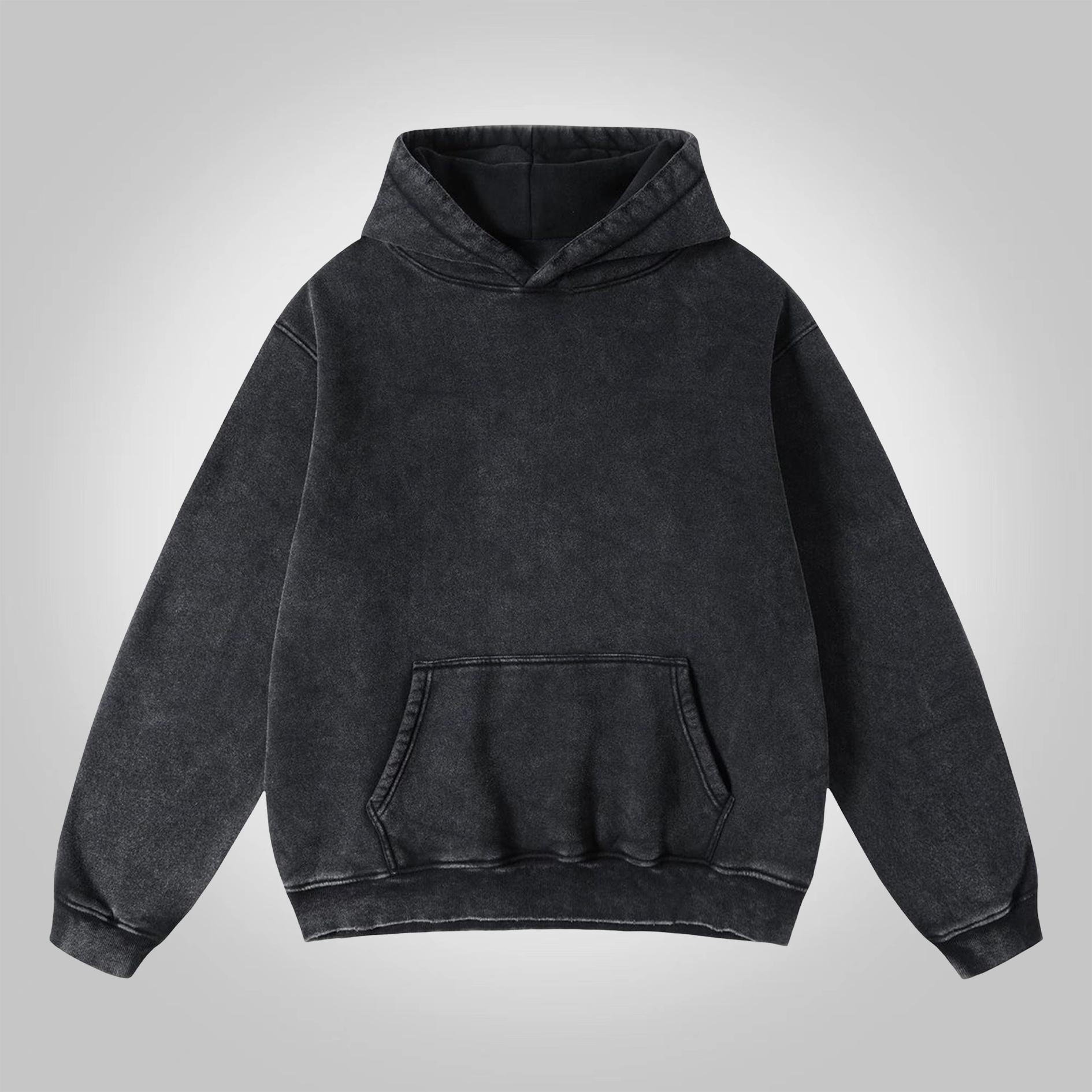 Sopula Vintage Essential Washed Pullover Hoodies Product Image